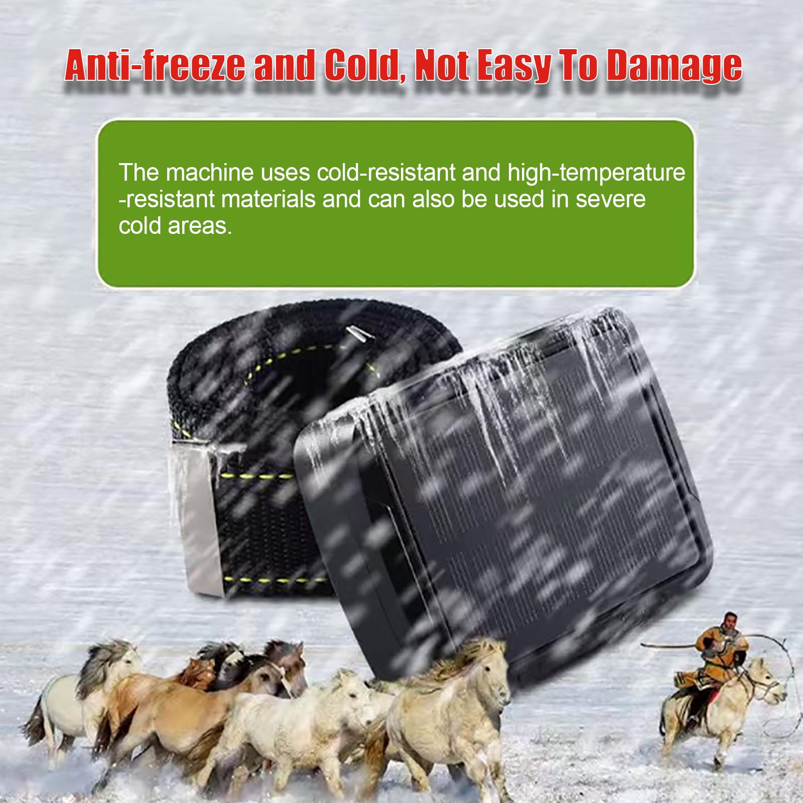 Rastreador De Animales Solares, Rastreador GPS De Vacas, Dispositivo Localizado para Ganado, Ovejas Y Caballos, Rastreador Anti-perdición, Pista Histórica, Posicionamiento En Tiempo Real/Impermeable