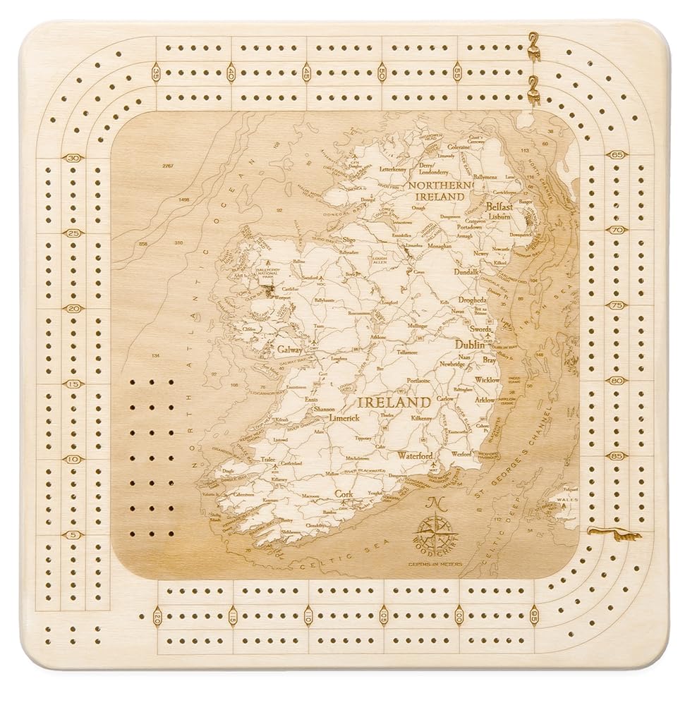 Ireland Cribbage Board