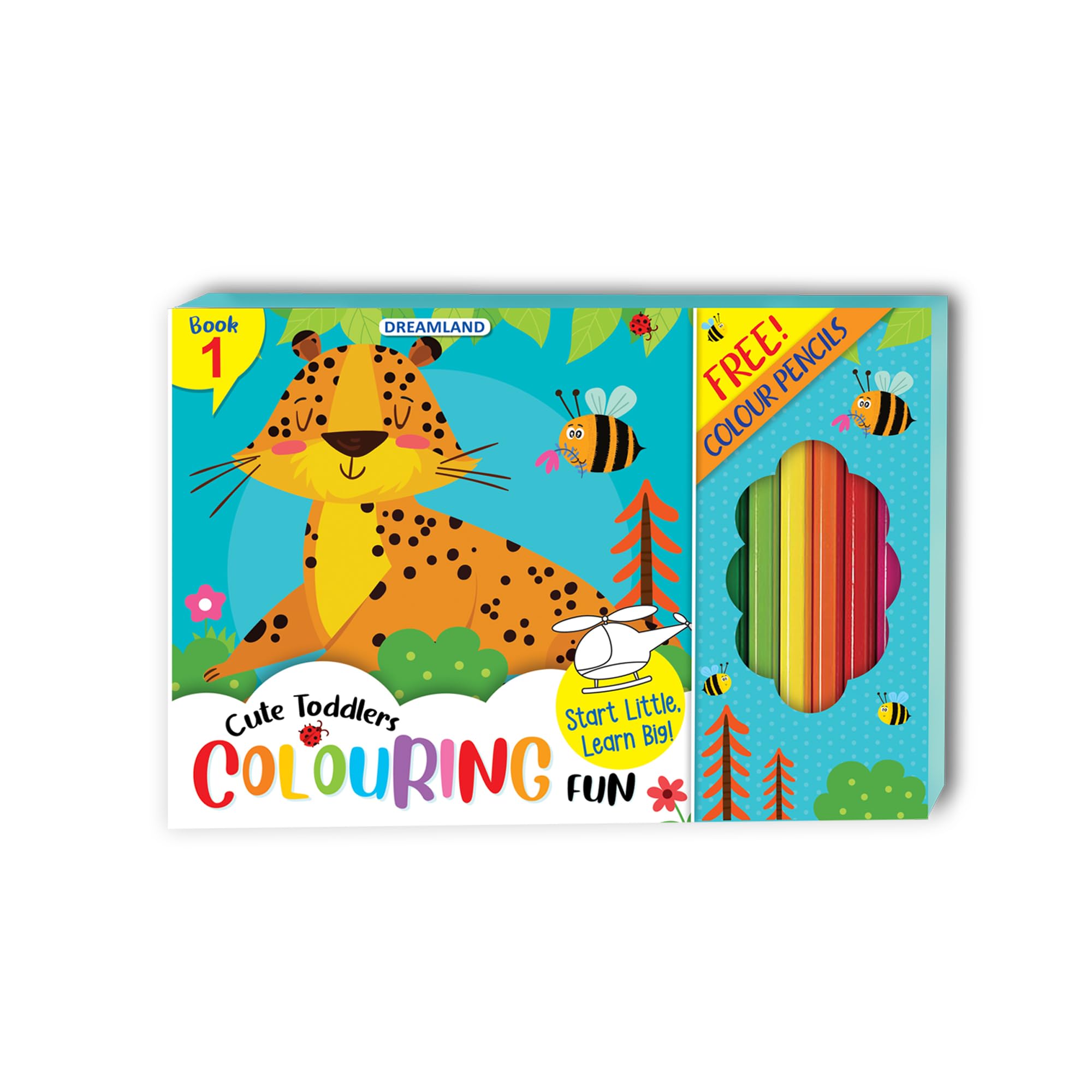 Cute Toddlers Fun Jungle Colouring Book with 6 Colour Pencils | Art and Craft Drawing Book Set for 4+ | Colouring Book for Toddler | Return Gift for Kids | - 128 Pages (9395406763) Amazon Price History, Amazon Price Tracker