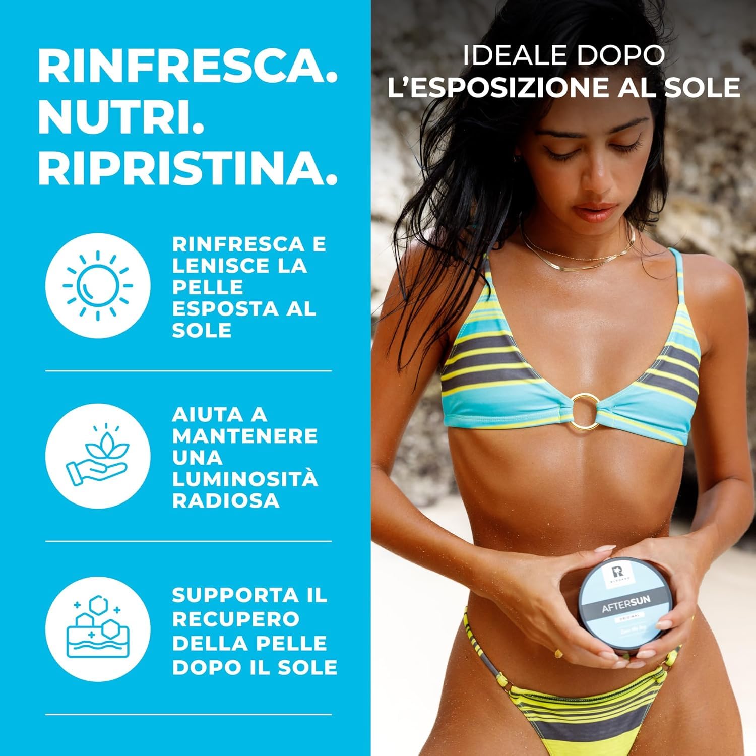 BYROKKO Duo Estivo – ShineBrown Crema Abbronzante 210ml + Crema Doposole After Sun 195ml | Bundle per Abbronzatura Intensa, Idratazione e Cura della Pelle