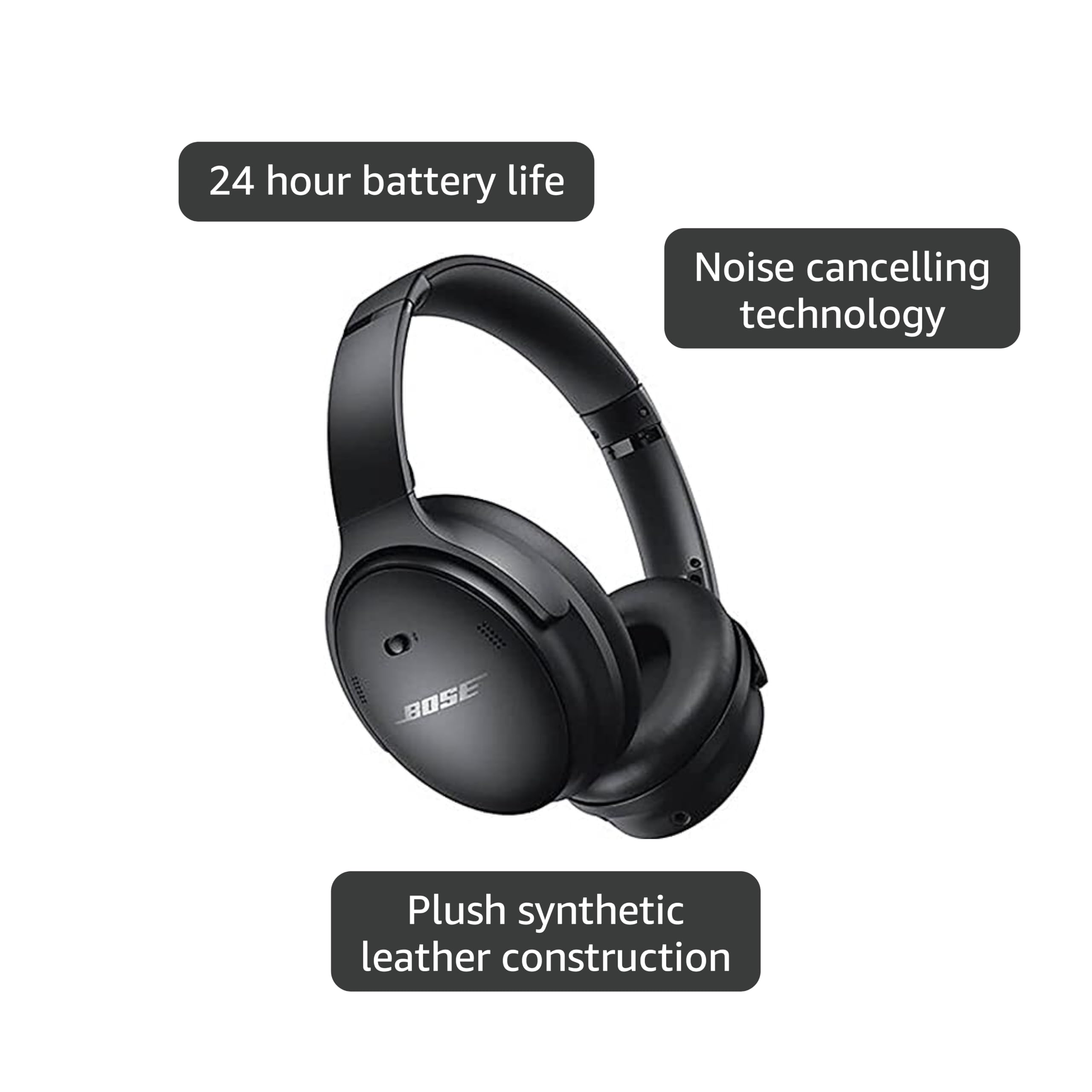 Bose QuietComfort 45 Fones de ouvido Bluetooth sem fio com