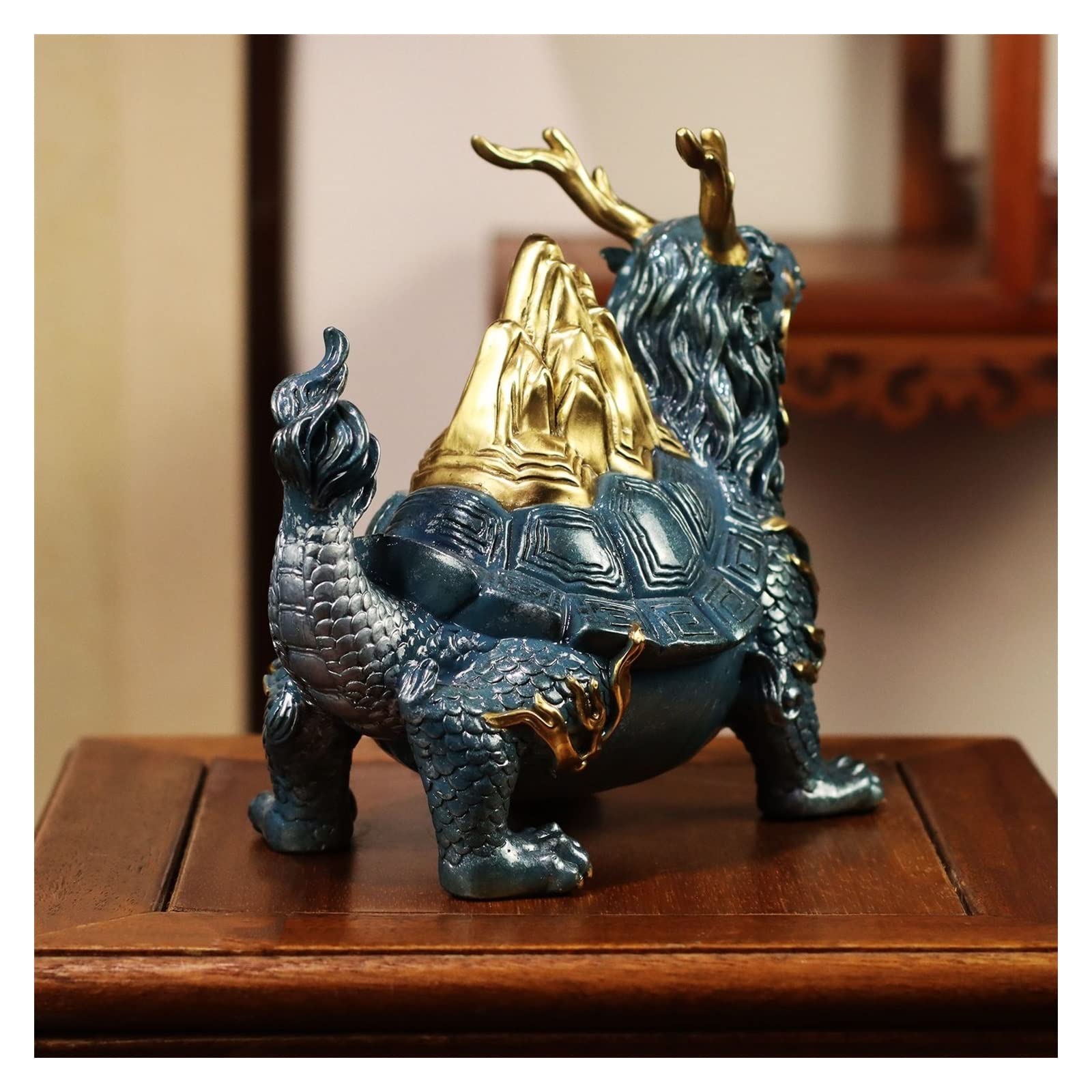 Figurka Dekoracyjna Tylne wejście Ornament smok Jinshan do domu salon dekoracyjna dekoracja Qiaoyuan otwarcie dobrego moralnego
