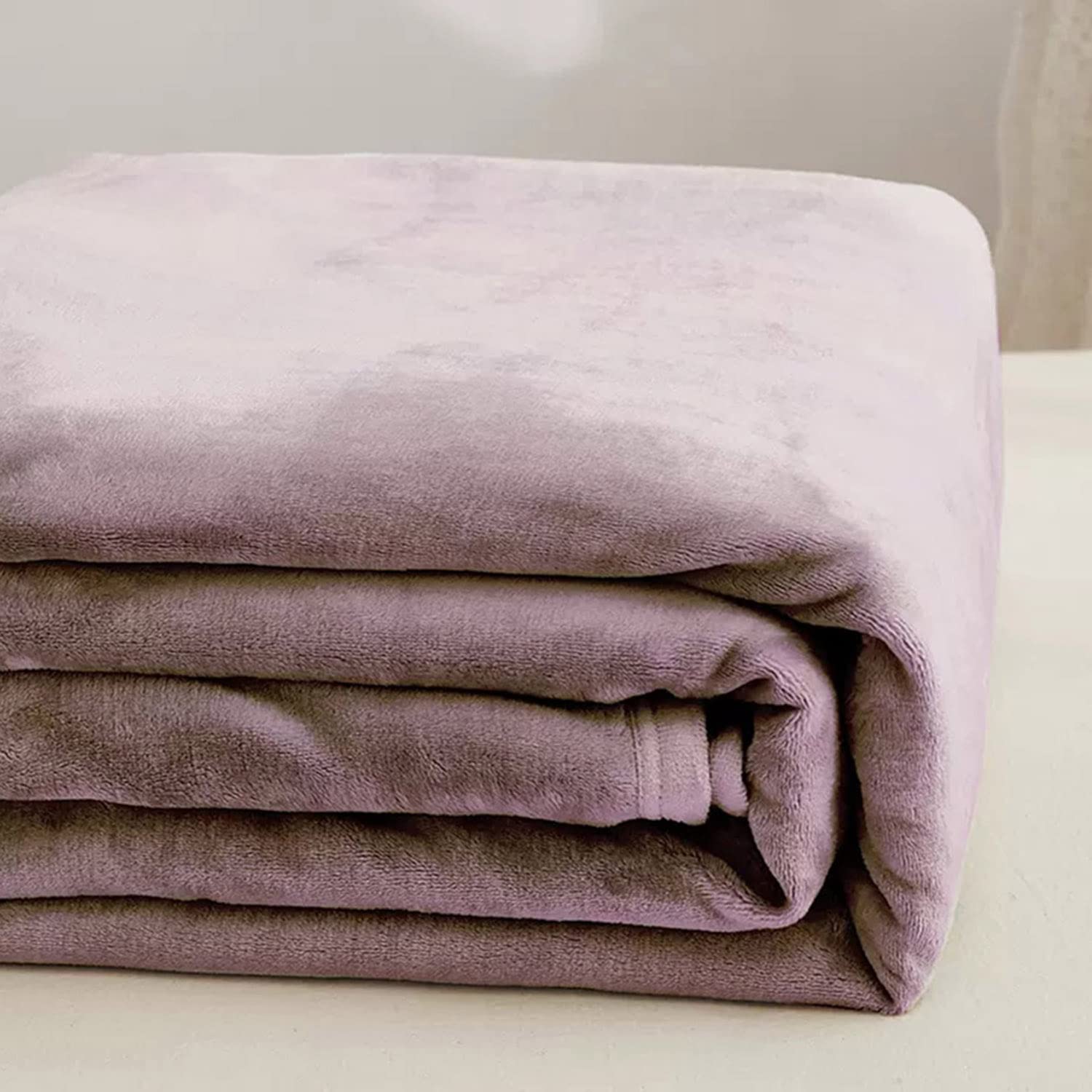 COPERTA PLAID PILE SI ILLUMINA AL BUIO PER DIVANO LETTO SOTTO PIUMONE CALDO