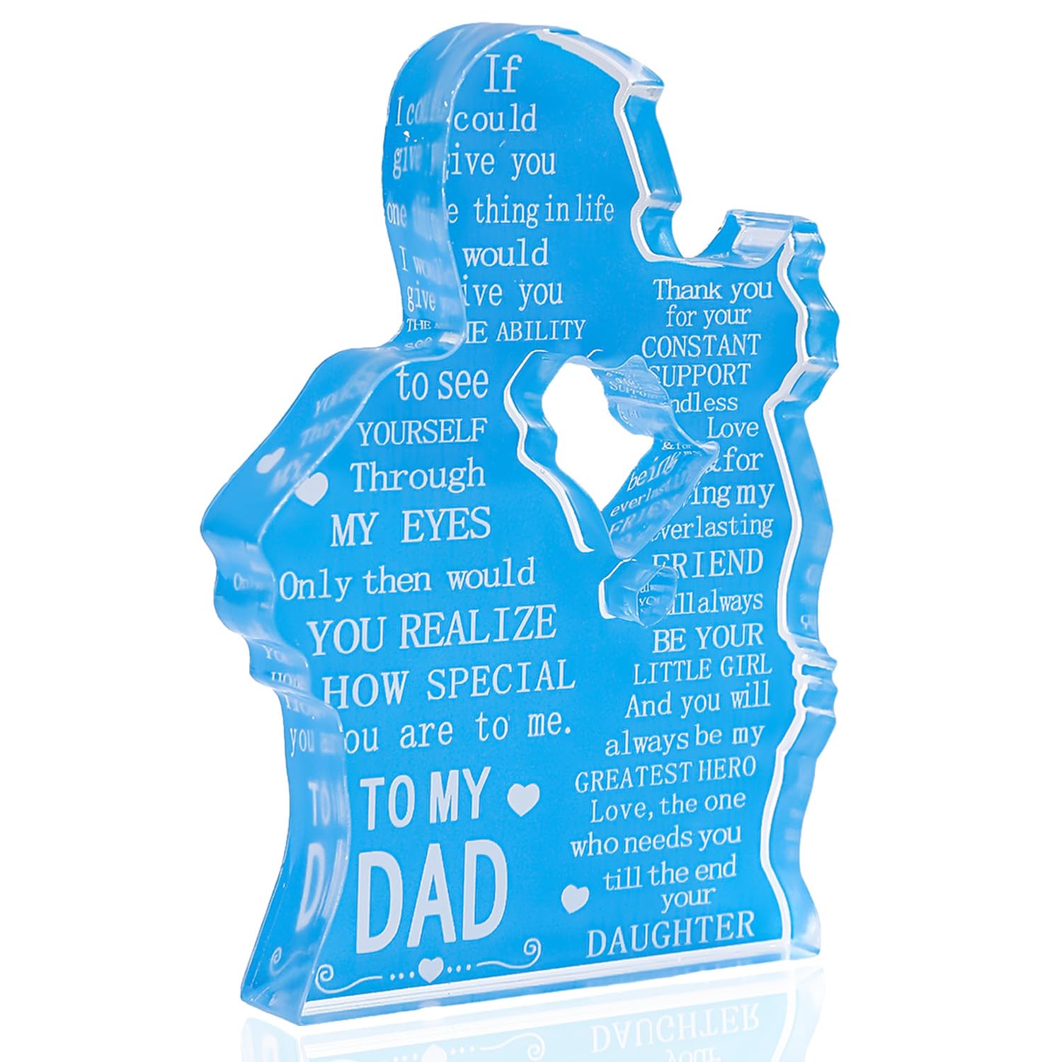 Dad Acrylic Plaque Buy/Send Dad's Personalized Heartfelt Memories