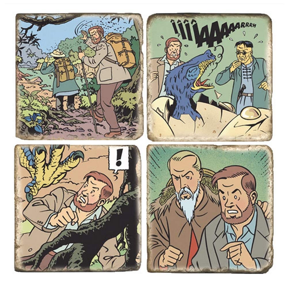 Akimoff Collections Marbles Signs Blake and Mortimer Valley of The Immortals T2 (5x5cm)