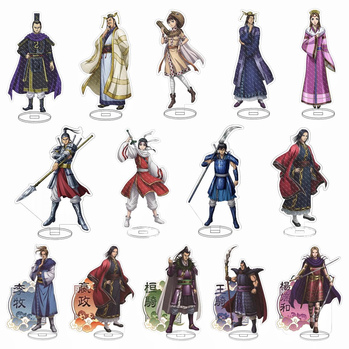 Amazon.co.jp: キングダム アクスタ アクリルスタンド 信 王騎 楊端和