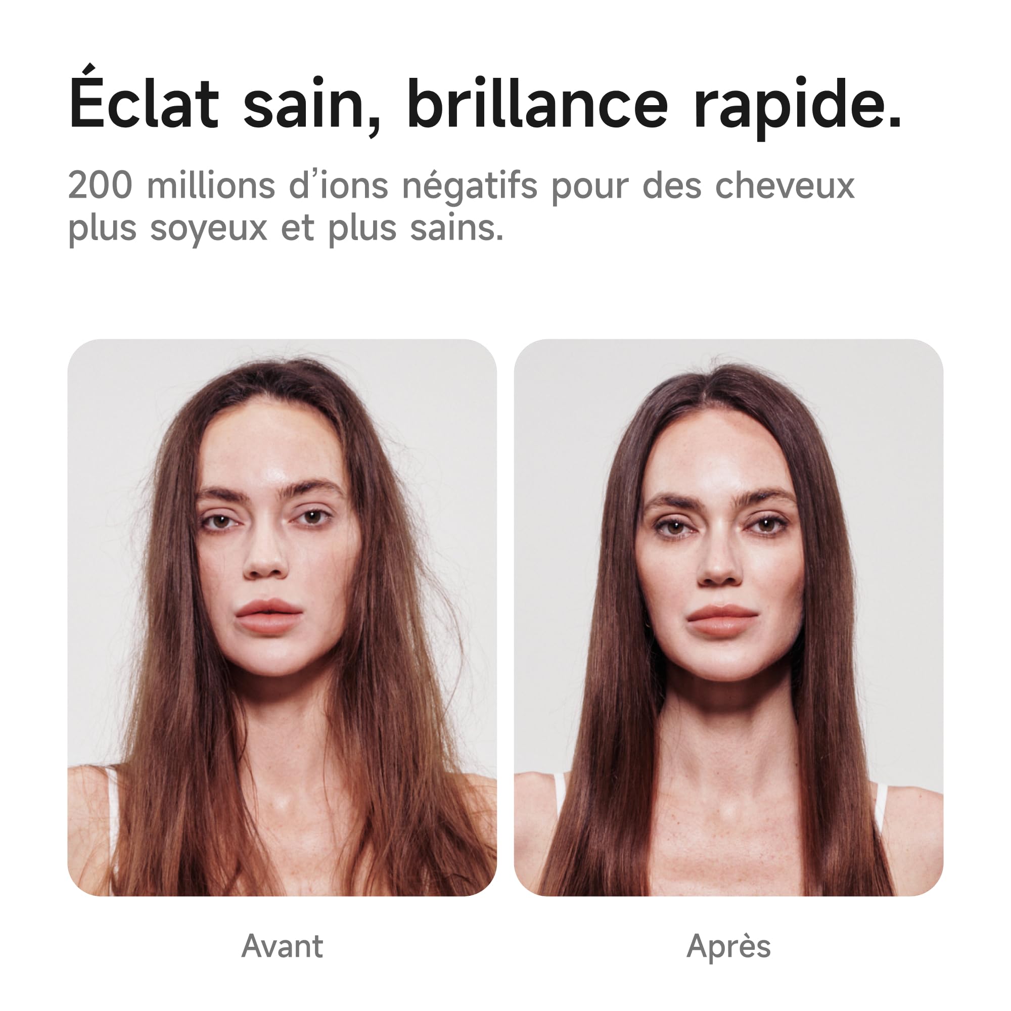 Laifen Neo Special Sèche Cheveux, Embout Mag. Soin et Lissage, Starlight | 110k tr/min, 200M ions nég., séchage 3min, 59dB, mode soin 58℃, contrôle temp. 100x/s.