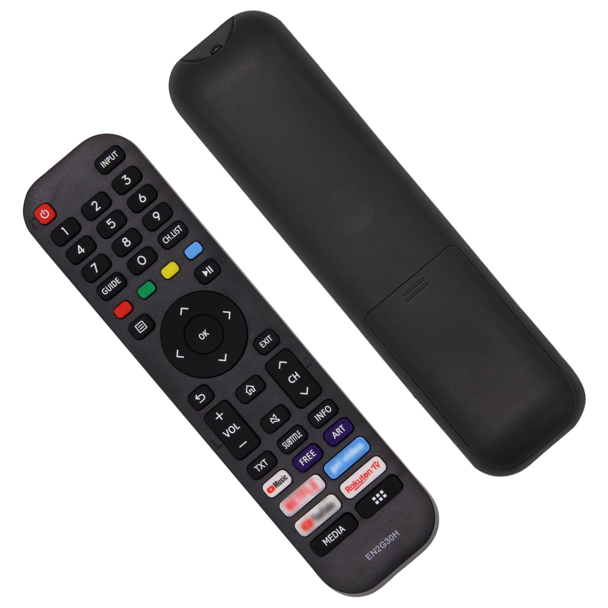 Nouvelle Riry - Remplacement de la télécommande Hisense EN2G30H pour la télévision Intelligente Hisense VIDAA LCD LED 4K UHD