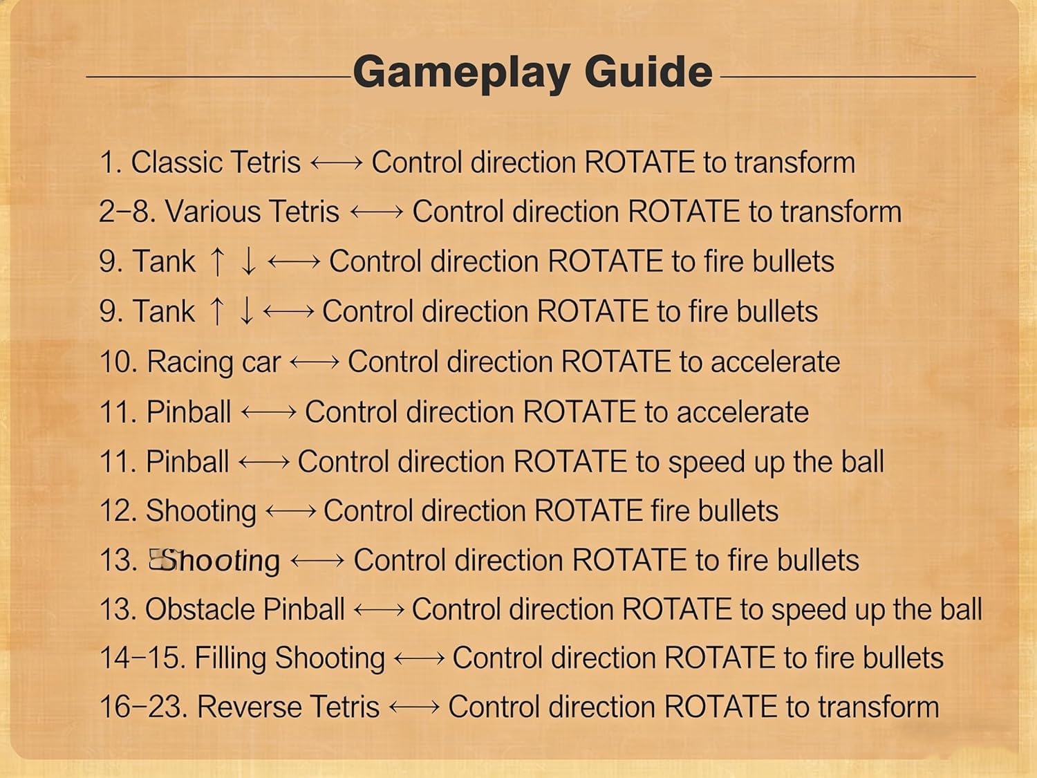 Console Tetris Classic, console portatile retrò con oltre 20 giochi integrati, schermo da 3,5 pollici - Blu - 3
