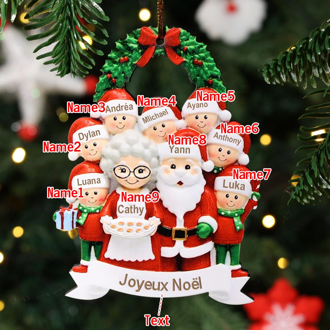 All Sas Sacca Regalo Di Natale Personalizzabile Con Nome, 36x46 Cm, Babbo Natale Con Formina Per Impronte, Regalo Magico Per Bambini