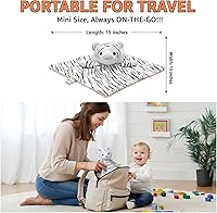 Vista 8 de BEREST Chupete para dormir recargable para bebé, 10 ruidos blancos de latidos cardíacos y canciones de cuna, ayuda para dormir con sensor de llanto