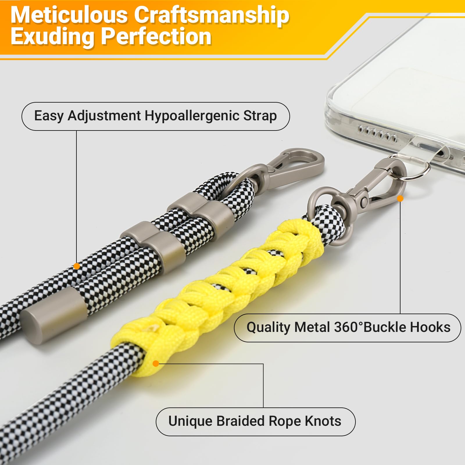 Cordino Per Cellulare 2 Pezzi - Con Custodia E Reggicollo - Foto 14
