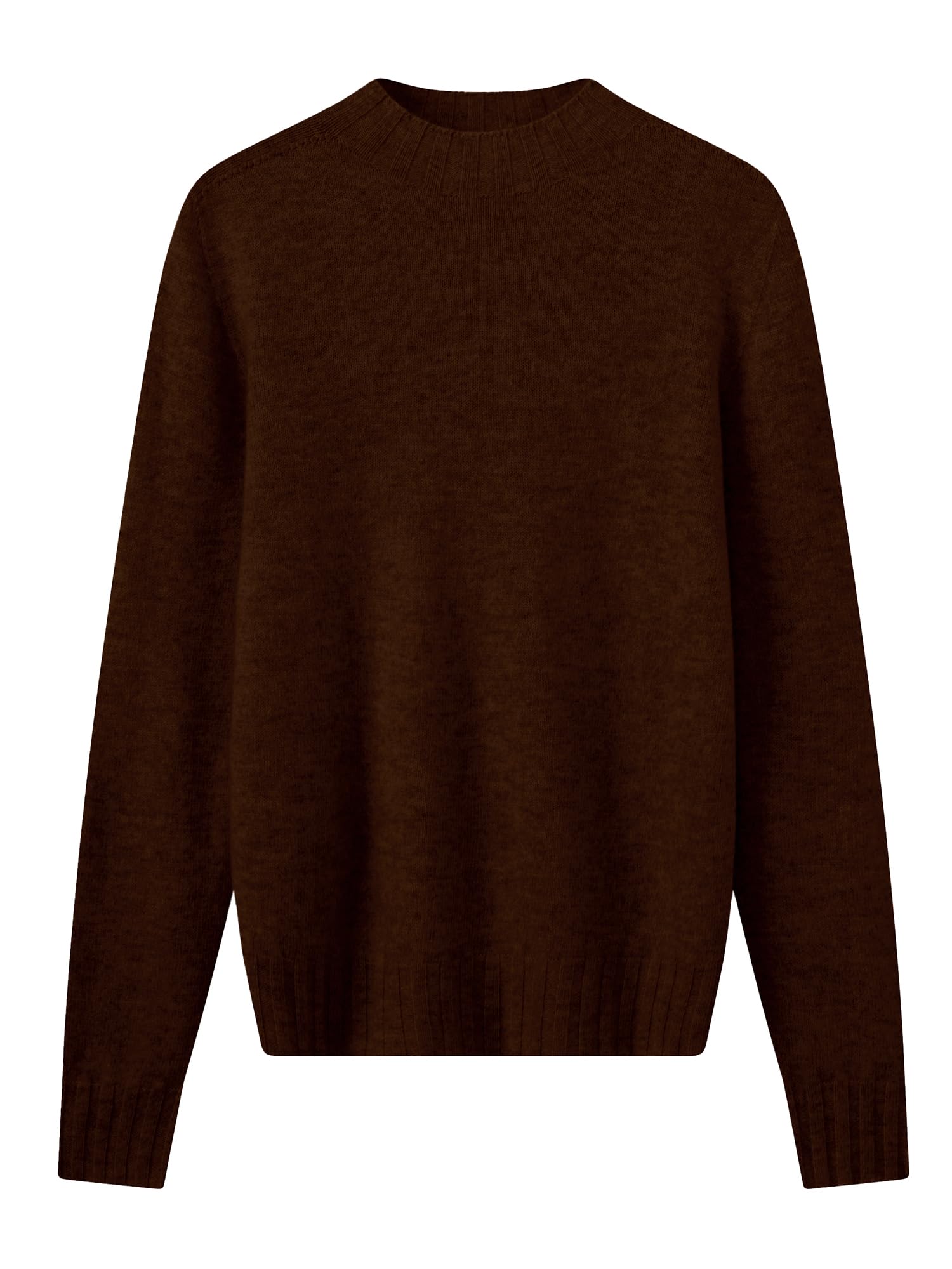 Liv Knit Sweater Womens 100 Wool high Neck Long Sleeve Shimmer Stretch Thickened Basic Overlays Fall Winter Tops