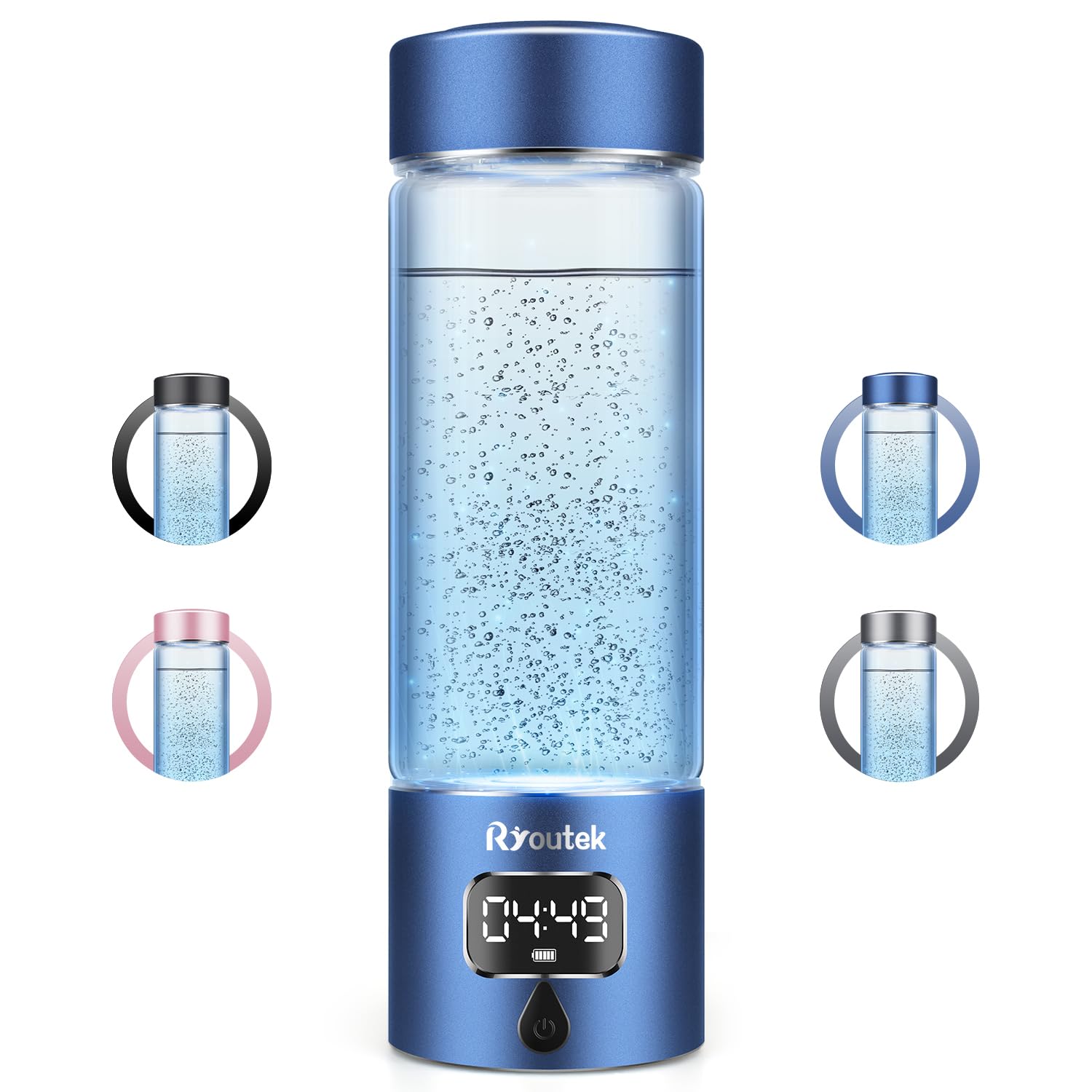 Amazon | Ryoutek 水素水生成器、5000PPB携帯式水素水 高濃度、水素