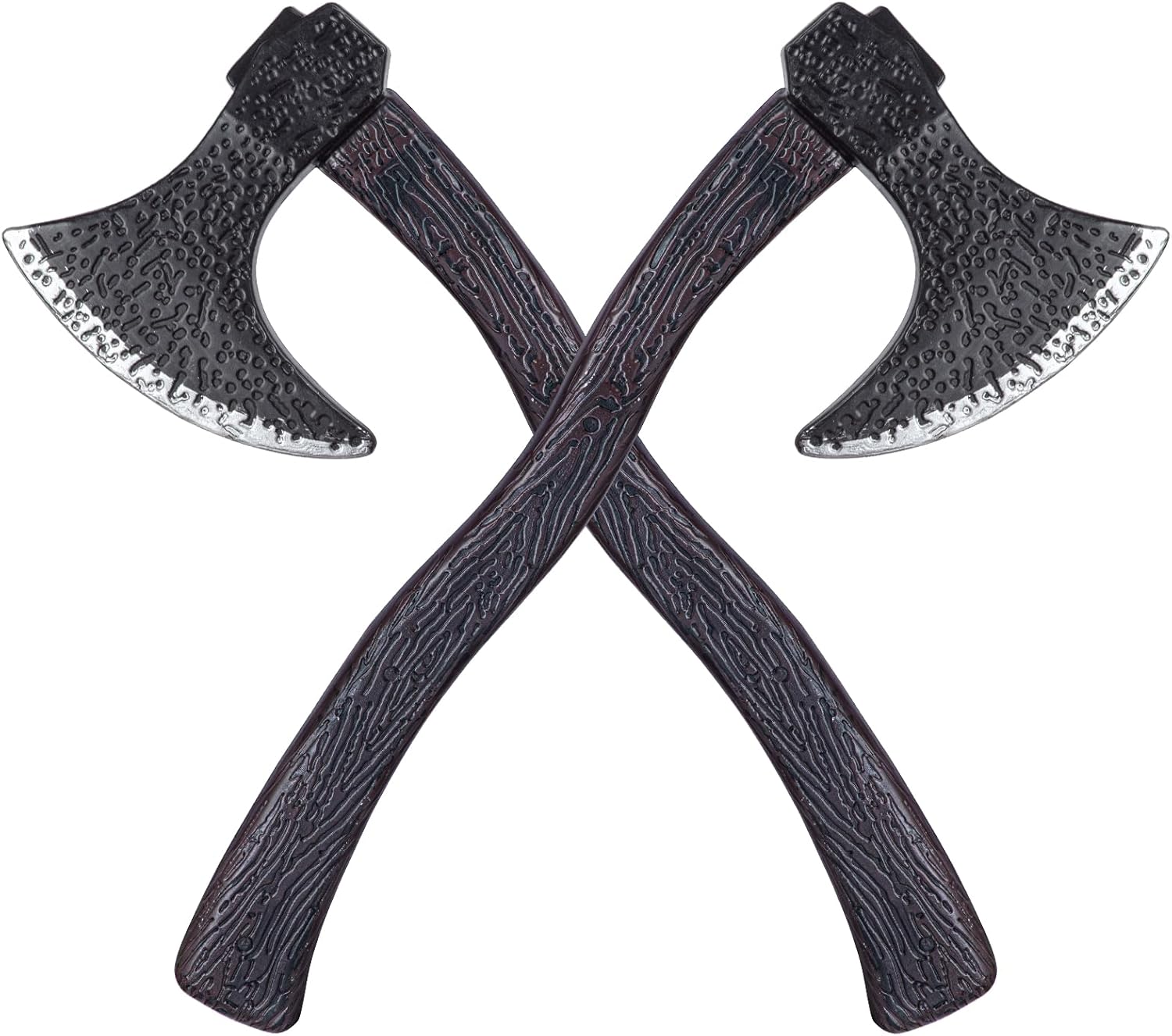 2Pcs Viking Axe Prop,Plastic Toy Axe Viking Costume Accessories,Halloween Lumberjack Axe Cosplay Party