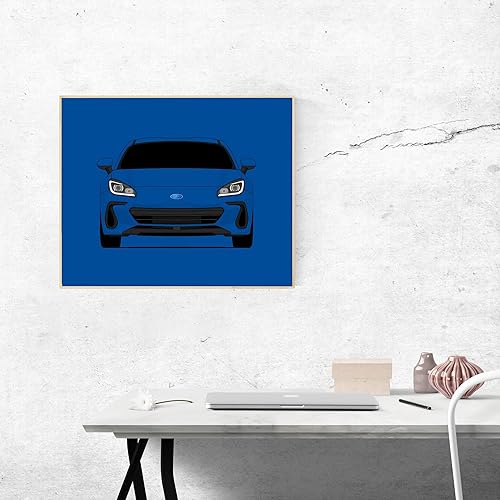 Miniatura 3 de CUSTOMIZABLE COLOR Subaru BRZ (2022-Present) Inspired Poster Print Wall Art Decor Handmade (Unframed)