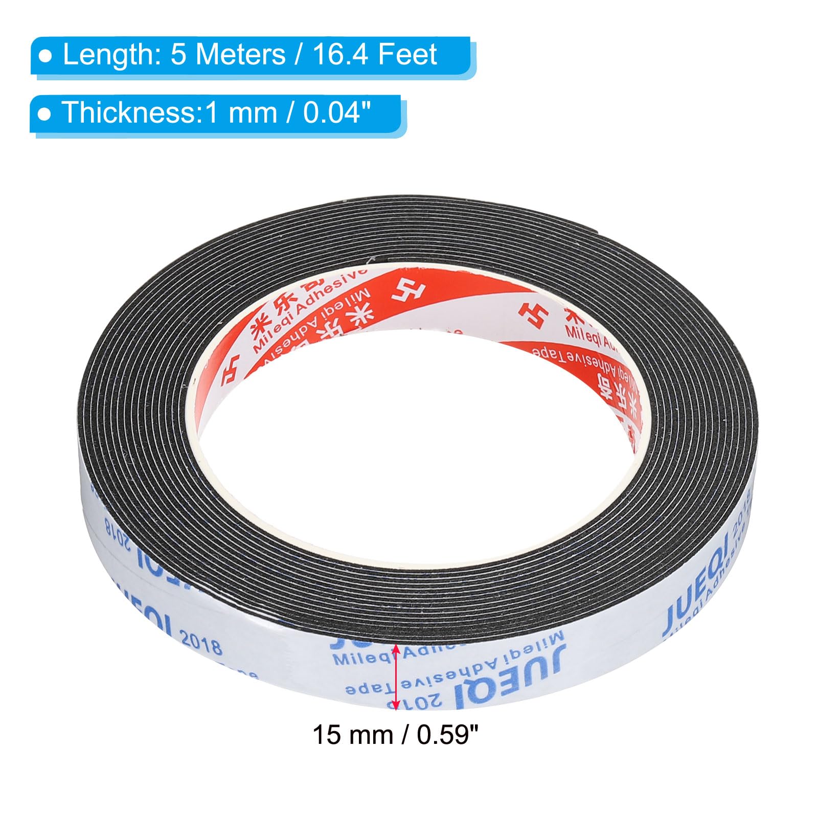 PATIKIL 5m/16.4ft Sealing Foam Tape - Image 2
