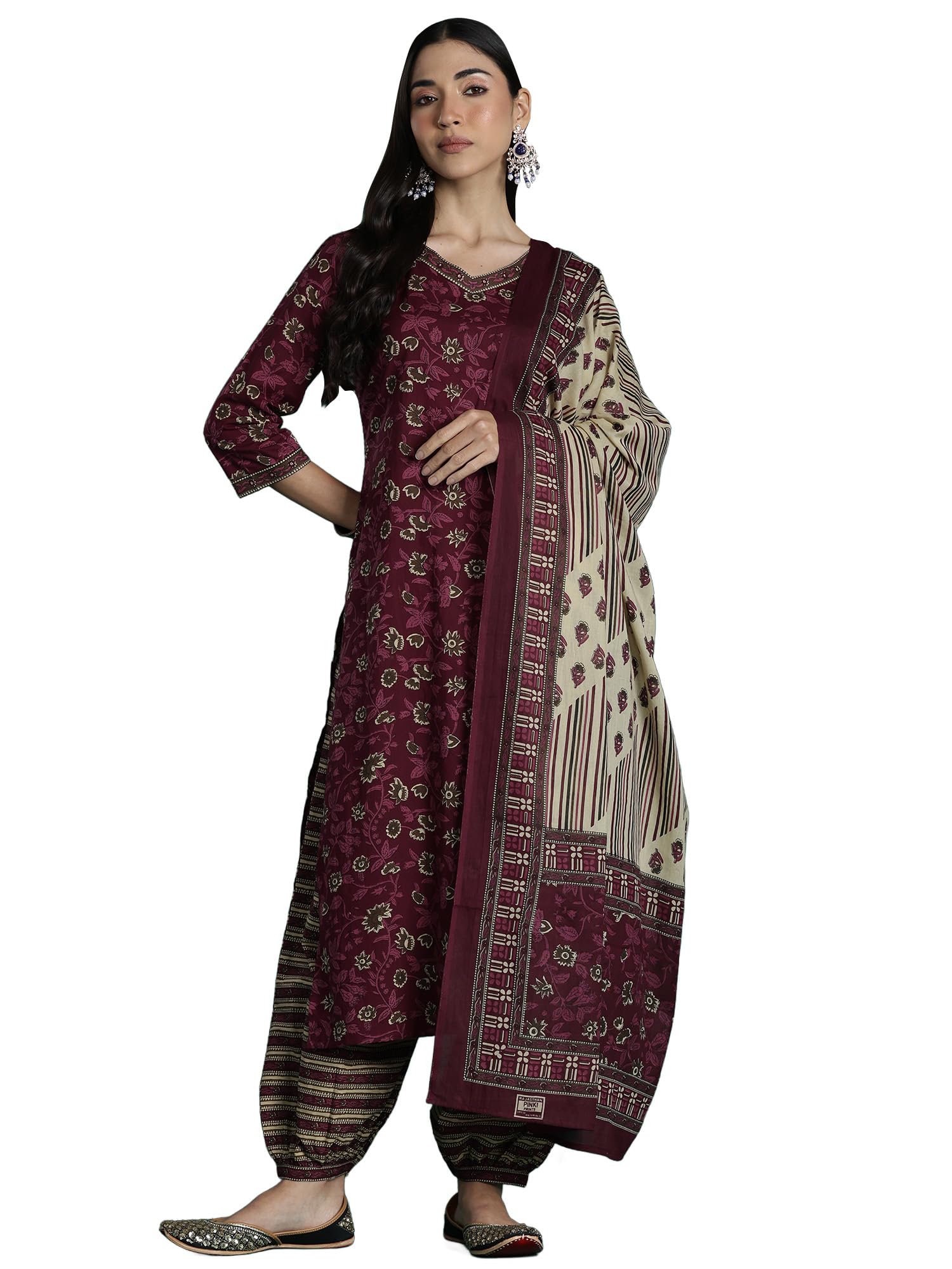 Women's Cotton Salwar and Dupatta-image-24