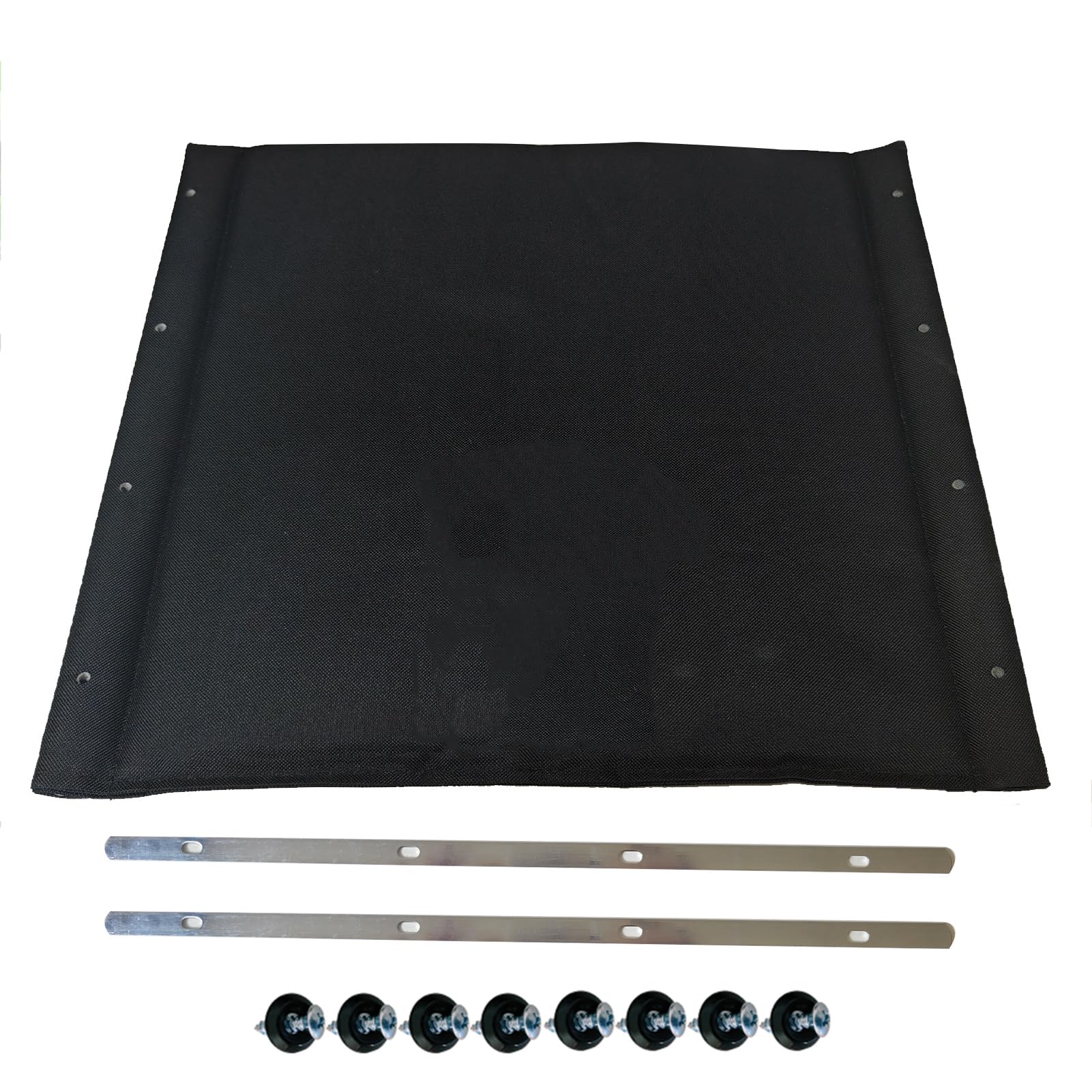 Asiento para silla de ruedas de 18 pulgadas, asiento de repuesto para silla de ruedas, tapicería de asiento de nailon, pieza de repuesto para silla de ruedas (18 x 16), universal (18 pulgadas)