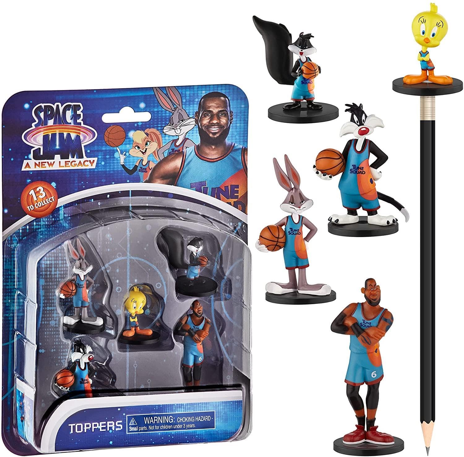 Amazon.com: P.M.I. Space Jam Pencil Toppers | Collect All 13
