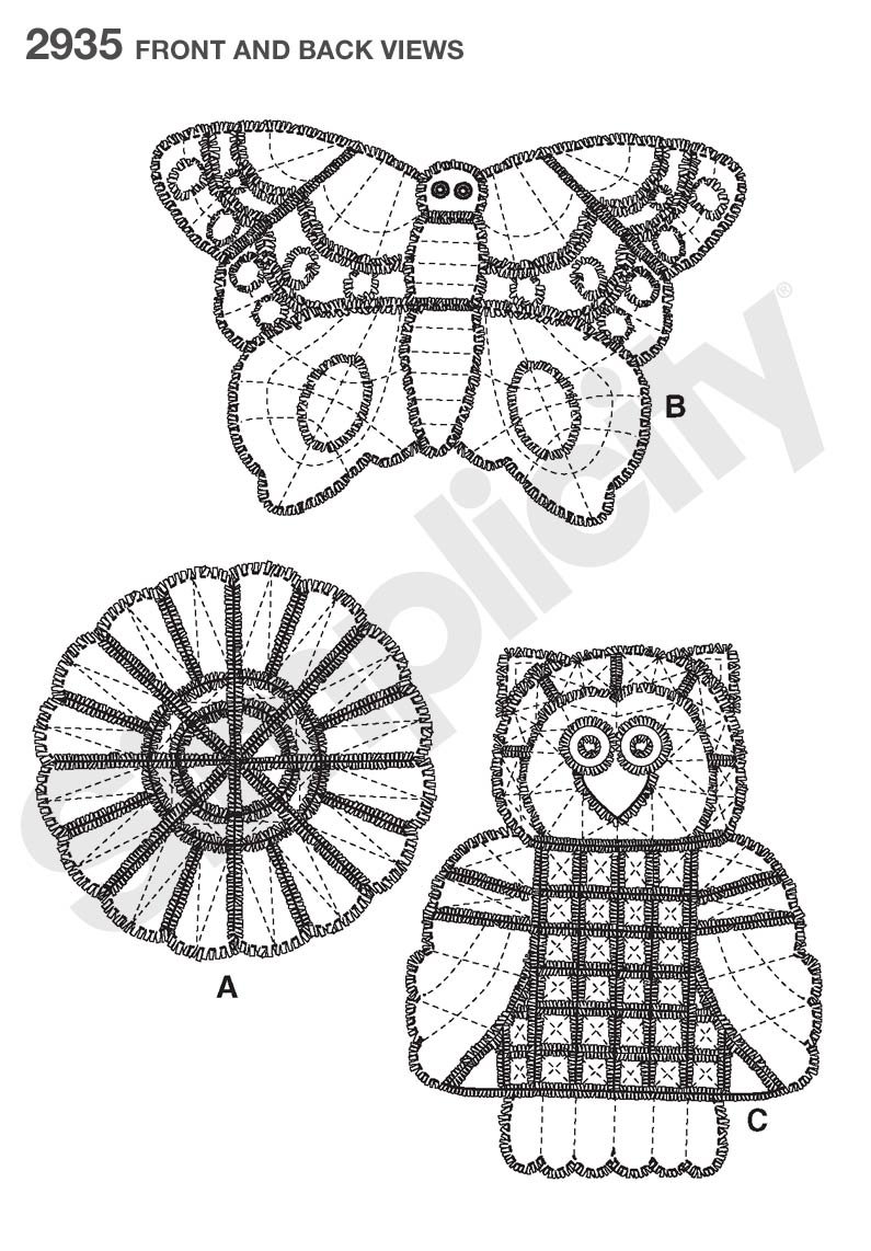 Simplicity Schnittmuster 2935 One Size Crafts