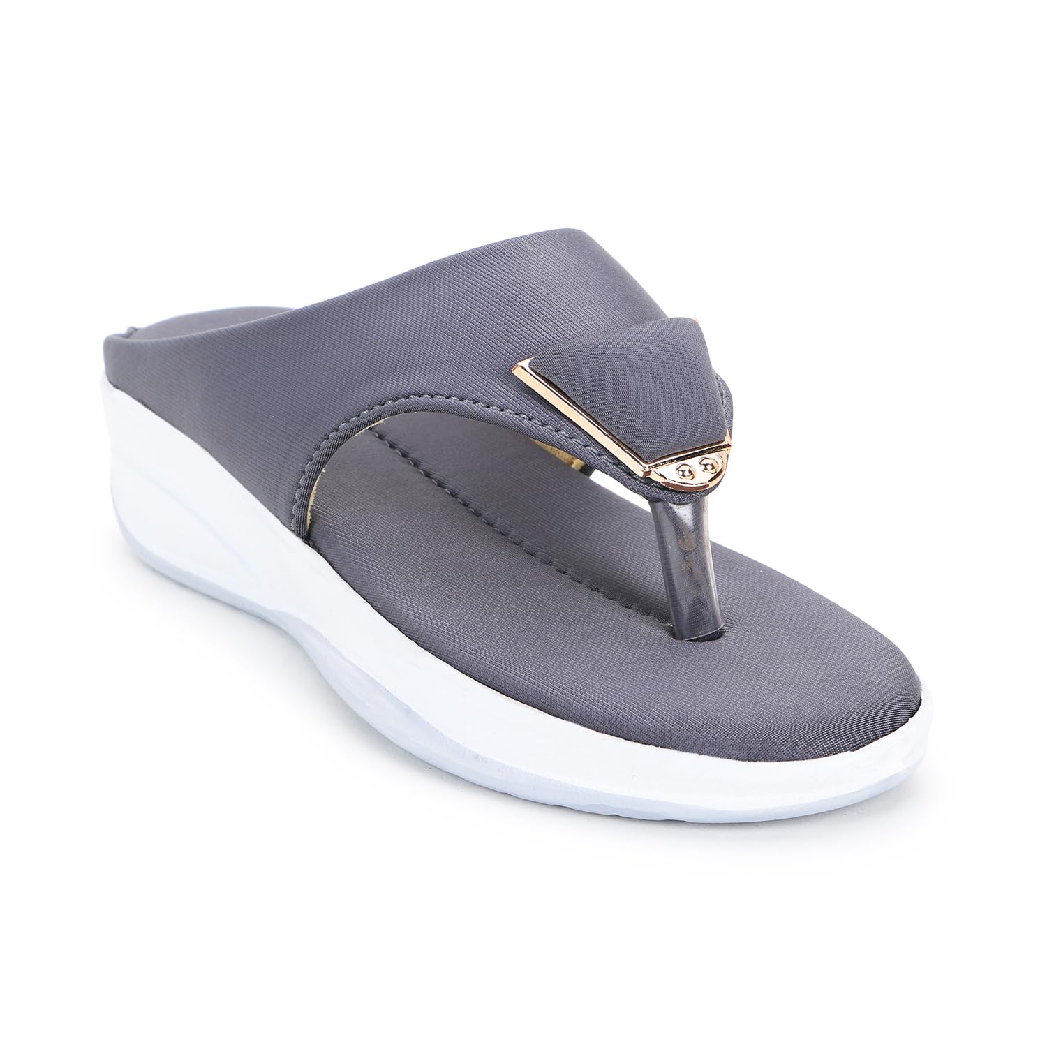 Women Fancy Wedge Sandal Lightweight Extra Softnes Comfortable Casual/Office Stylish Sandals_027-GRY_5 (B0DBVWSPGG) Amazon Price History, Amazon Price Tracker