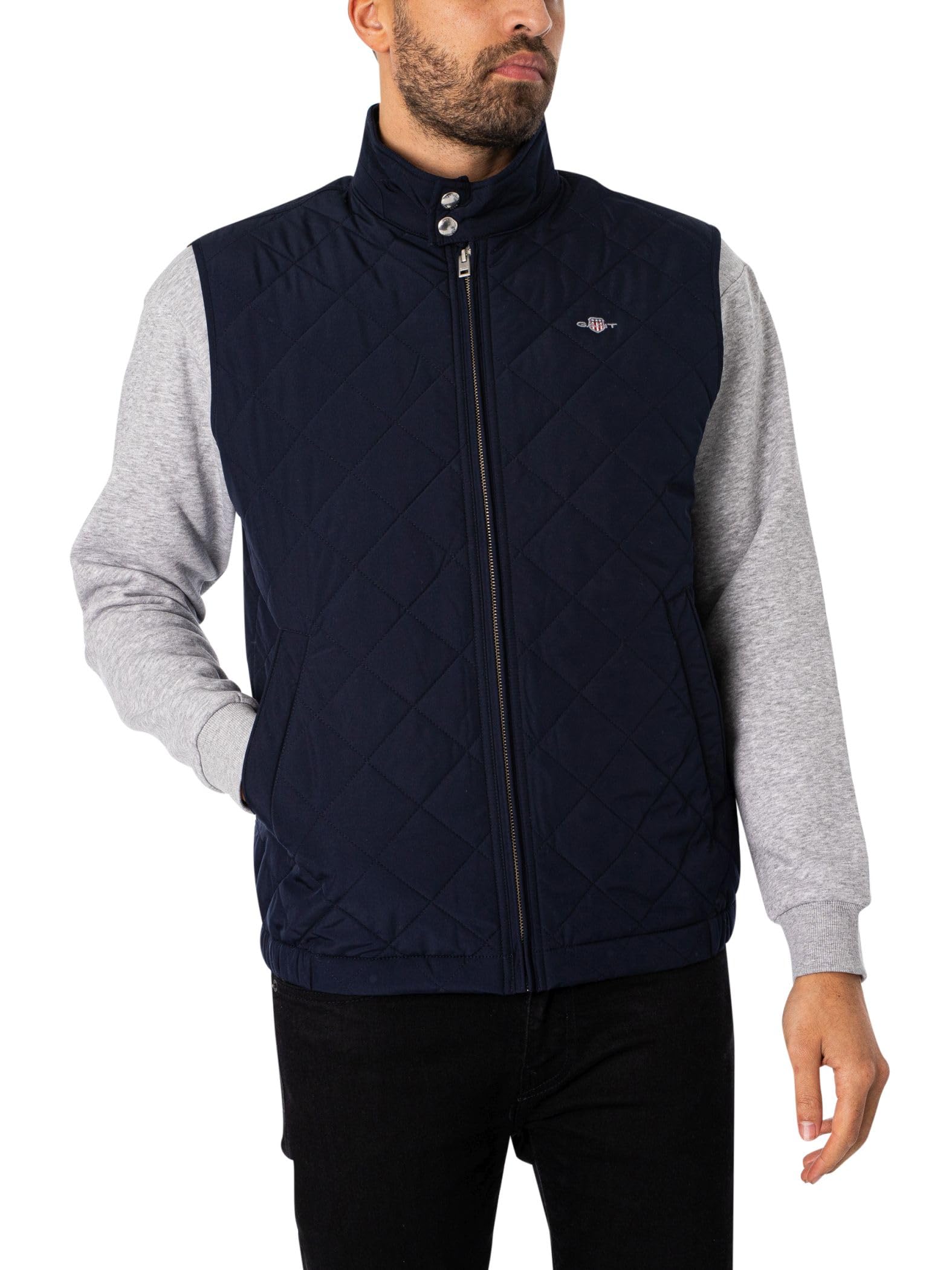 GANT Herren Quilted Windcheater Vest Weste (1er Pack)