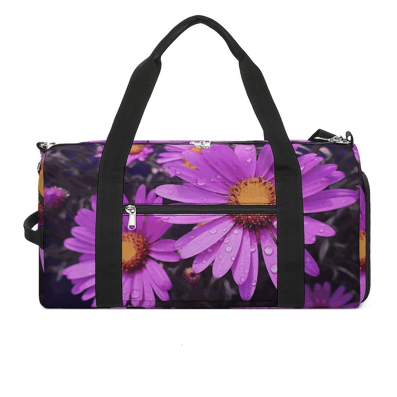 Sac de sport rouge avec compartiment chaussures cerises - 8