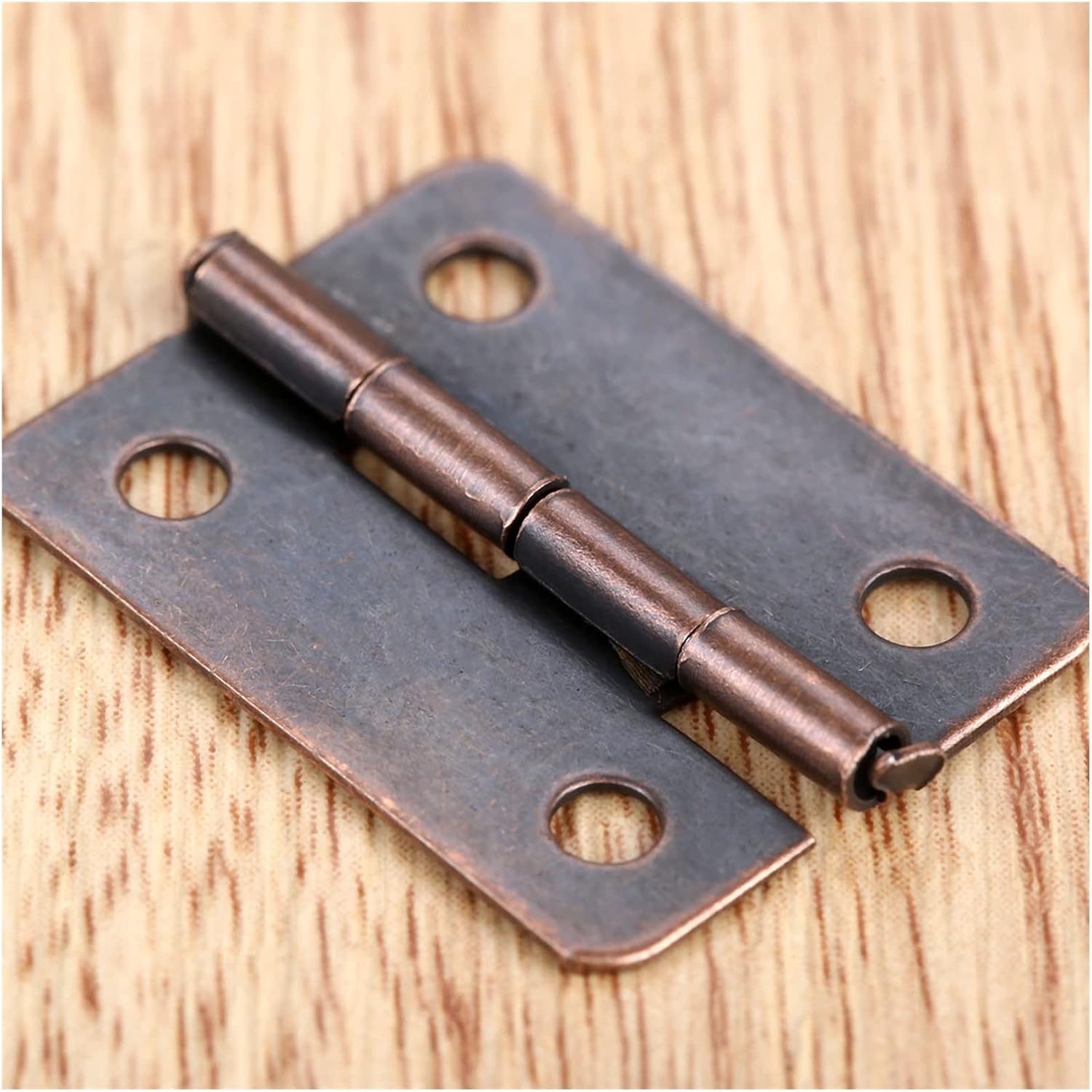 Butt Hinges,Door Hinge, 10Pcs Antique Cabinet Hinges Furniture essories Boxes Decorative Hinge Furniture Fittings for Cabinets 25 * 18mm Hardware essories (Color : Antique Bronze)