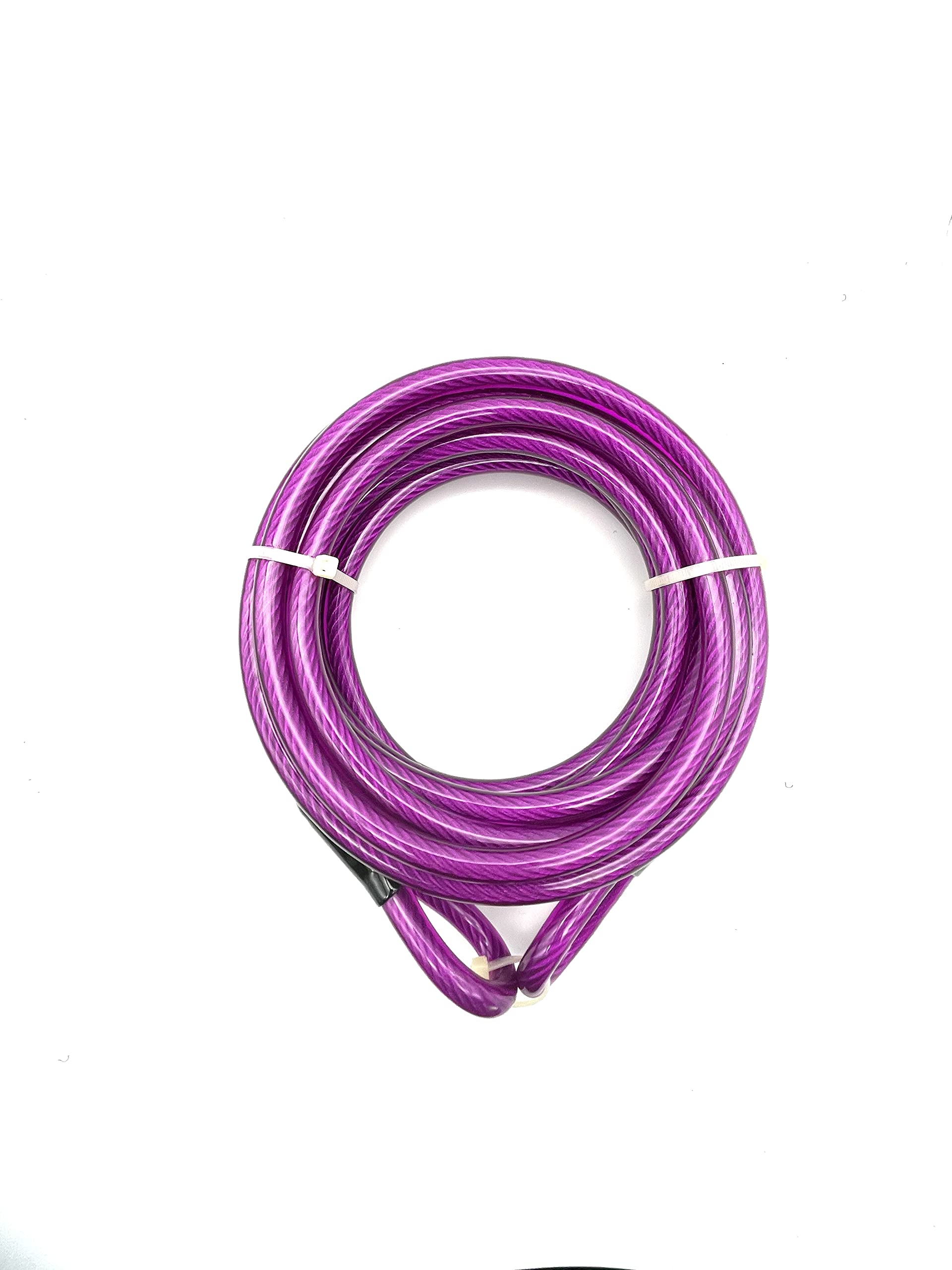 LORADAR4FT, 7FT,15FT,30FT Security Steel Cable, Double Looped Braided Steel Flex Lock Cable for U-Lock, Padlock, and Disc Lock (15FT)