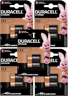 10 x CR123 3V Duracell Ultra Lithium Photo Battery - DL123 - EL123A - CR123A - CR17345