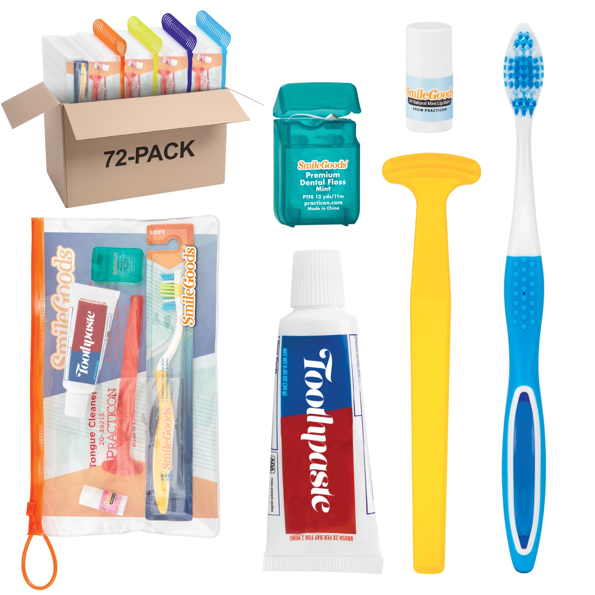 Amazon.co.jp: Practicon Smilegoods 大人用デラックスデンタルケア
