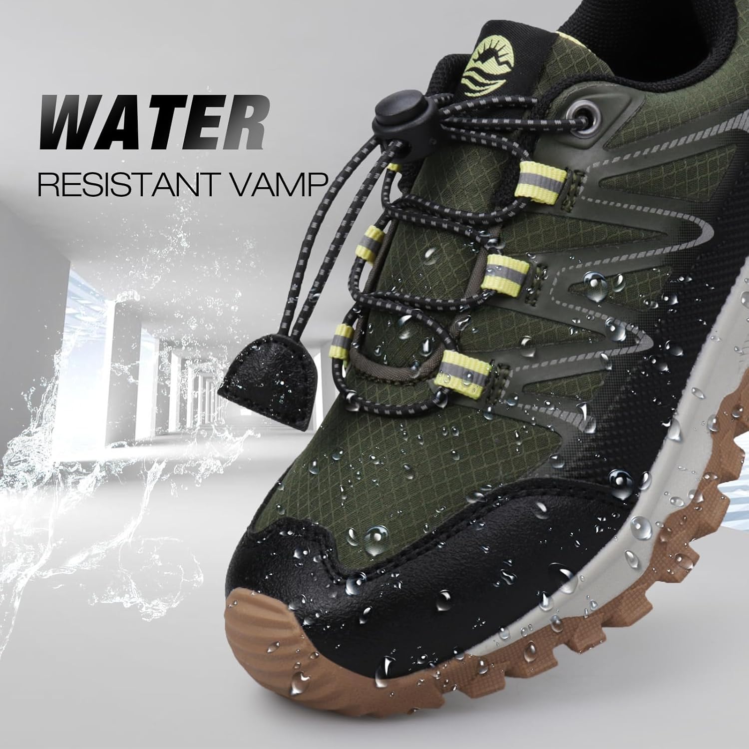 Kids Boys Running Shoes Waterproof Non-Slip Breathable Low-Top Outdoor Hiking Walking Sneakers (Little/Big Kids) - Image 3