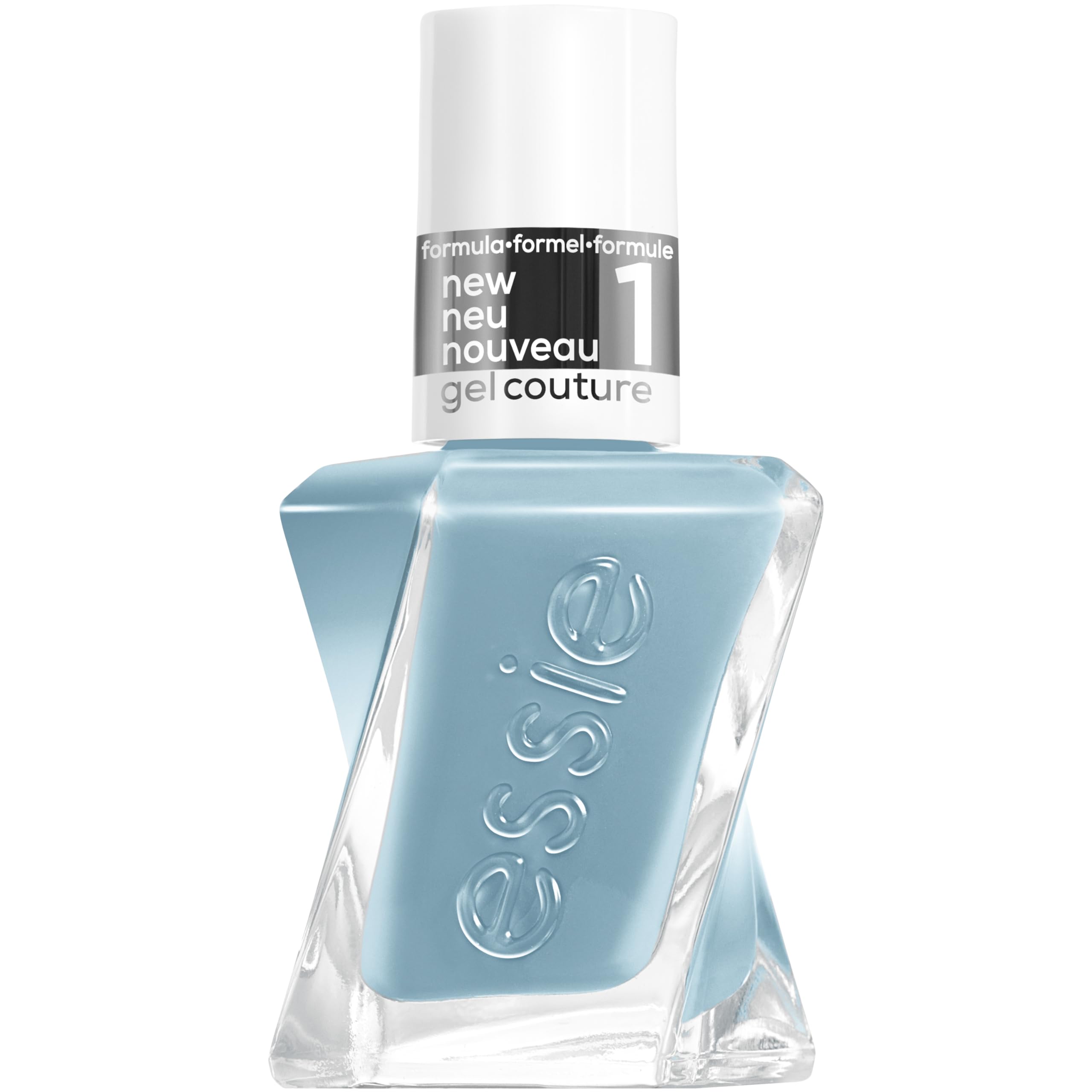 Gel by essie - Długotrwały lakier do paznokci z błyszczącym wykończeniem - Profesjonalny lakier do paznokci - Manicure bez światła UV i 15 dni - Kolor #135 first view - Niebieski - 1 x 13,5ml