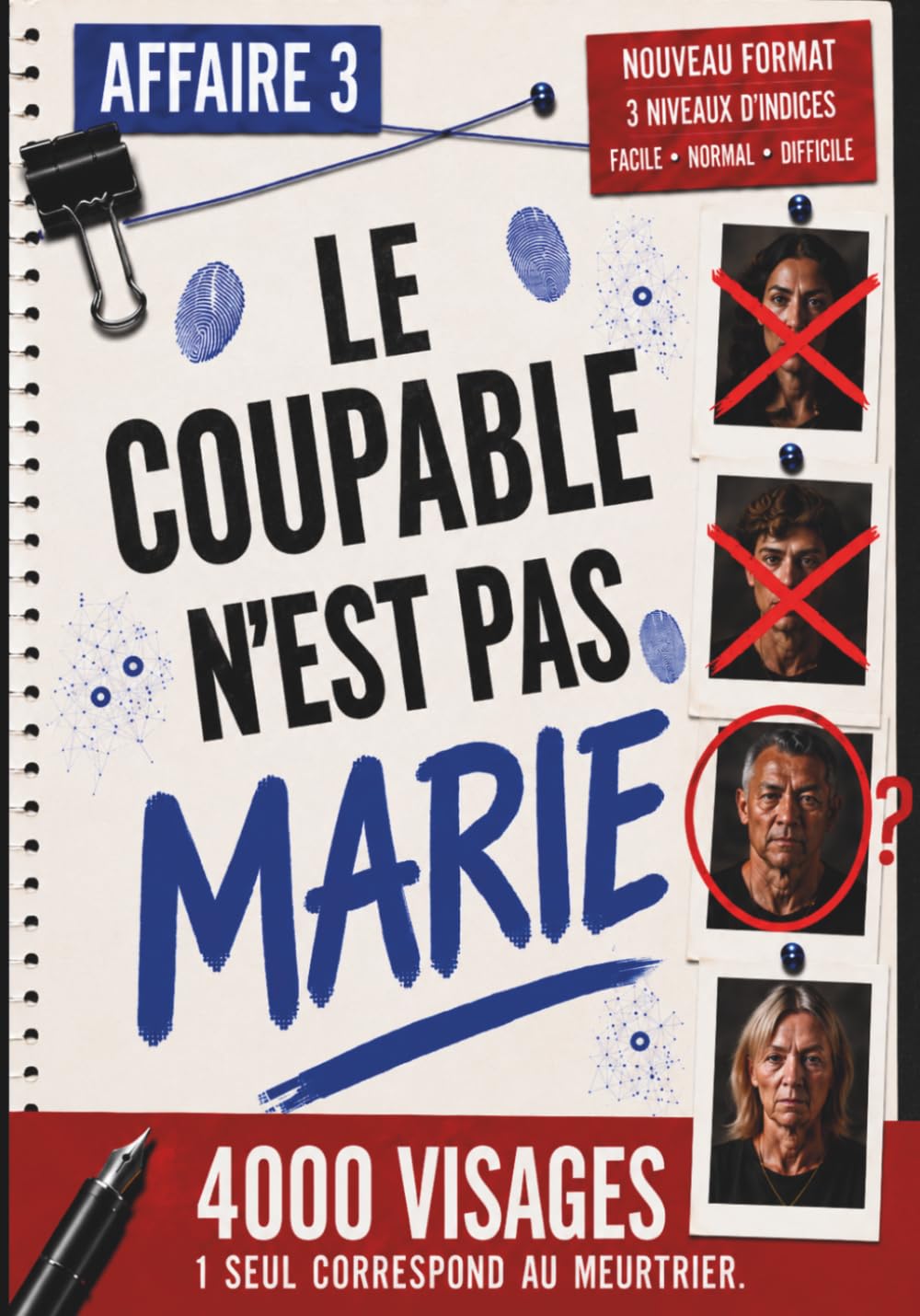 [NEW] Le coupable n'est pas Marie - Affaire 3│4000 Visages Suspects │13 Indices │1 Coupable │3 Niveaux de Difficultés: Saurez-vous retrouver le coupable ?