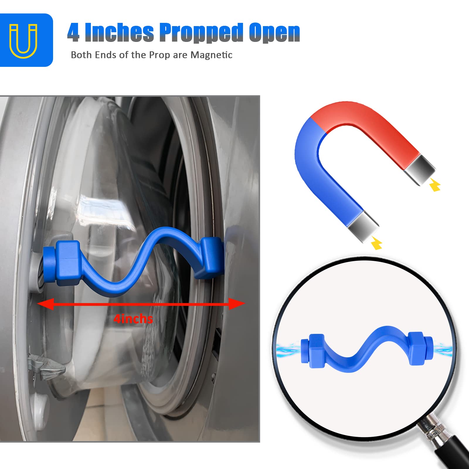 Washer Door Prop, Front Load Washer Door Prop, Keep Front Load Washer Door Open