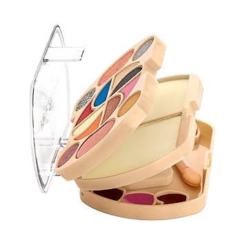 Beauty Berry Pure Passion Eyeshadow Palette, Complete Makeup Kit, Mini Eyeshadow Palette and Makeup Kit with Eyeshadows, Highlighter, Compact Powder and Lipsticks (02)