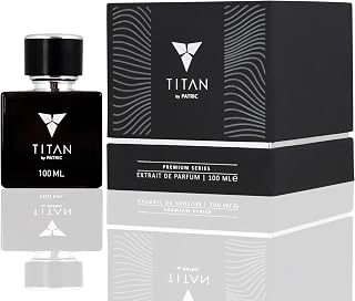 By Patric Titan Eau de Parfum – 3.4 fl oz | Spicy Woody Perfume with Cardamom, Saffron, Leather & Vetiver | Intense & Long-Lasting Fragrance for Men