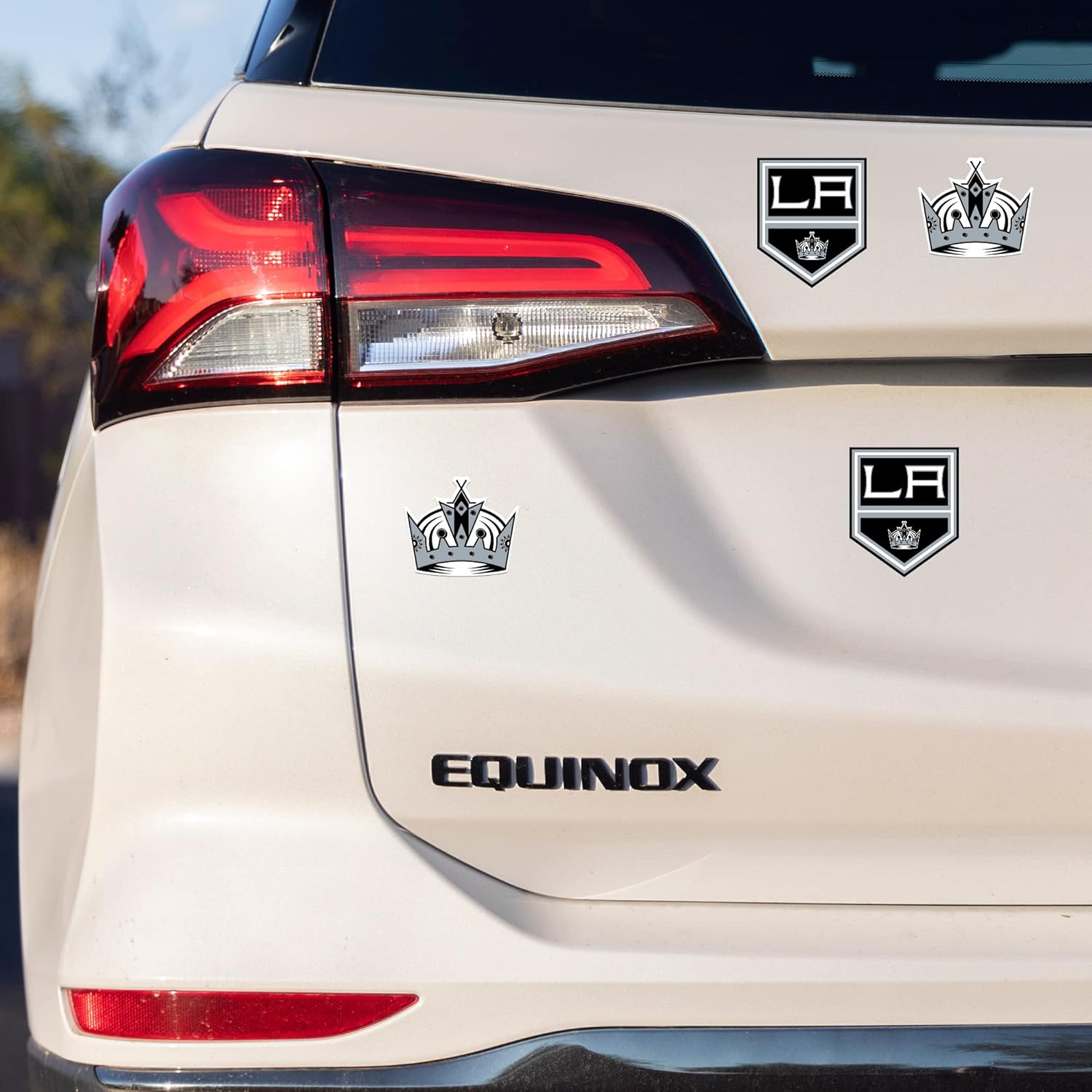 Rico Industries NFL Football Los Angeles Rams Quad Decal,Gold 5.75" x 7.75" - Image 2