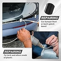 Vista 6 de Varillas de soldadura de plástico, barra de soldador de alta resistencia impermeable para reparar parachoques de plástico kayaks parachoques