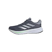 Adidas Uomo Response Runner Shoes, Onix, Halo Silver, Lime Burst, 43 1, 3 EU