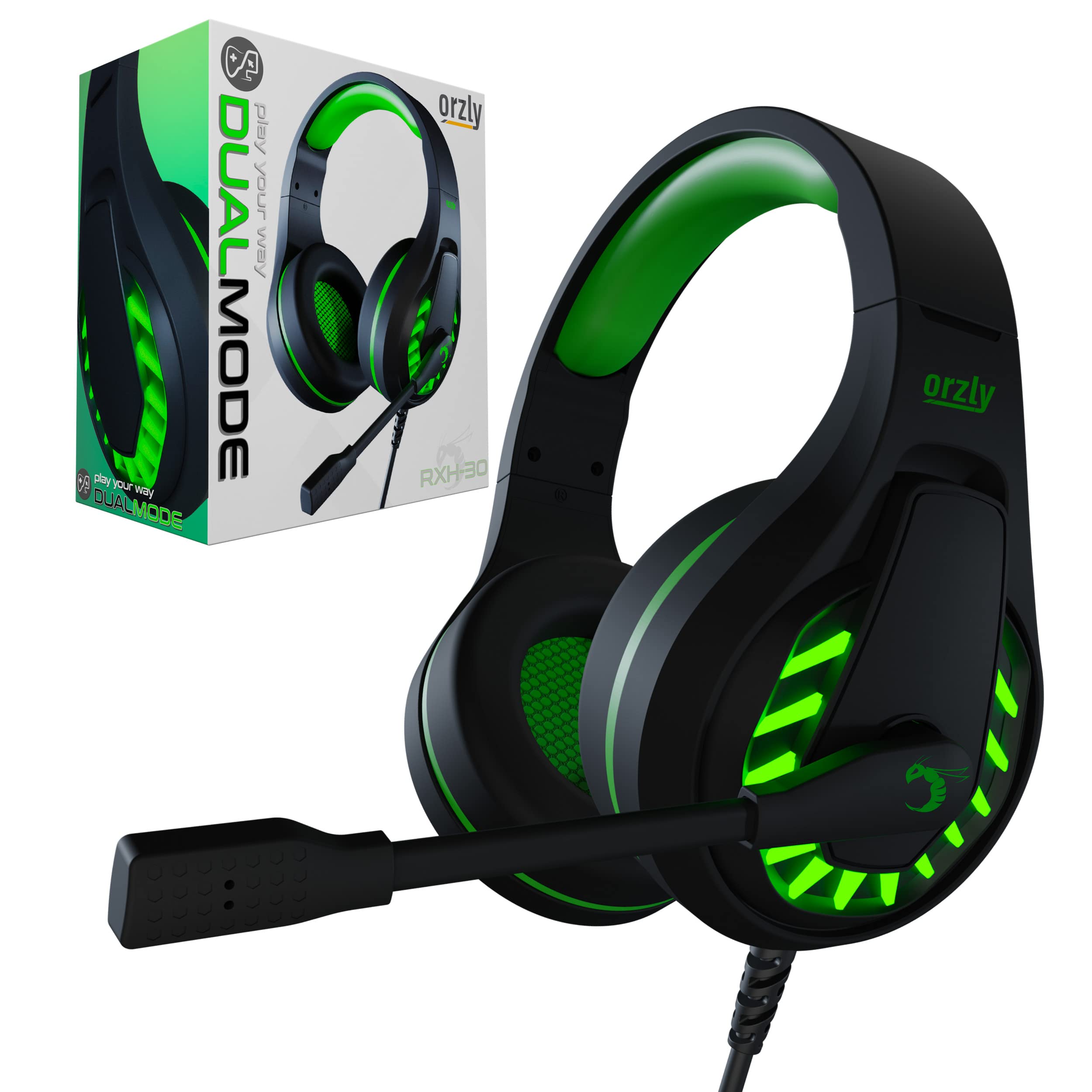 Orzly Gaming Headset for PC and Gaming Consoles PS5, PS4, XBOX SERIES X | S, XBOX ONE, Nintendo Switch & Google Stadia Ste...