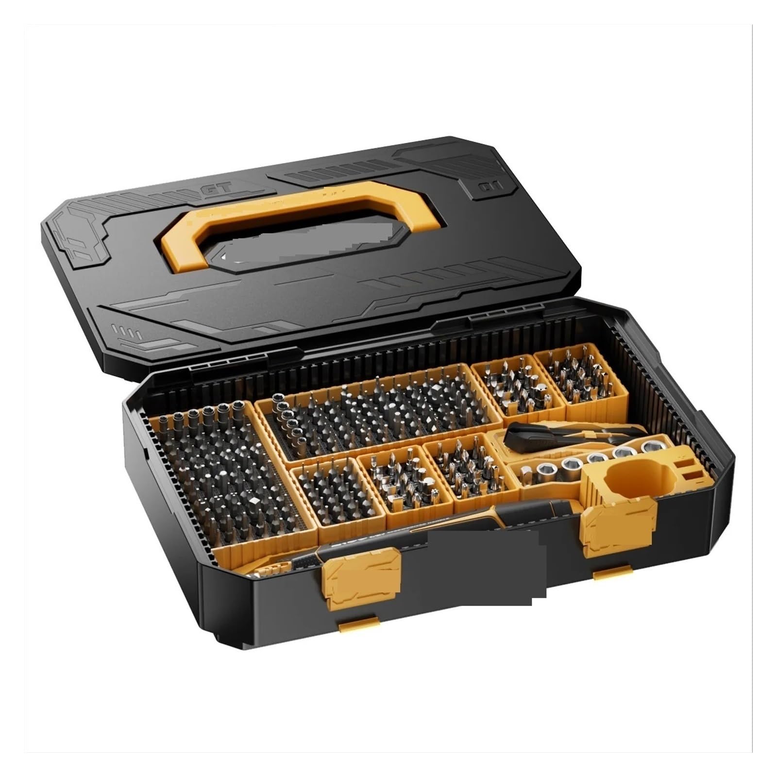 Eretyret One Color 257 In 1 Professional Multi-Function Screwdriver Set Manual Household Repair Precision Batch Head Hexagonal S2 Easy To Carry