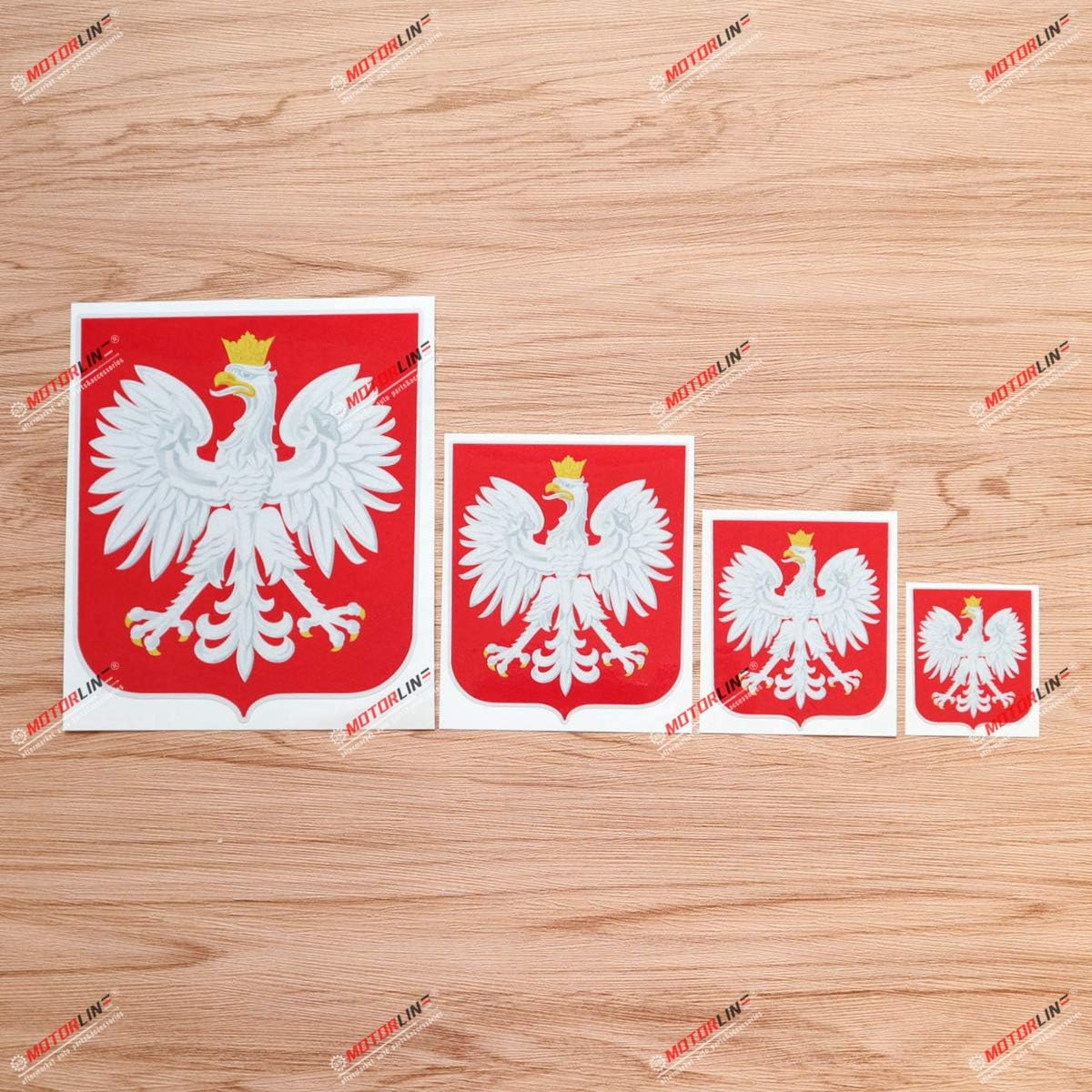 Adesivo Moto Polish Shocker - Die Cut Decal Per Auto, Moto, PC, Vetro - Polonia PL - Foto 4
