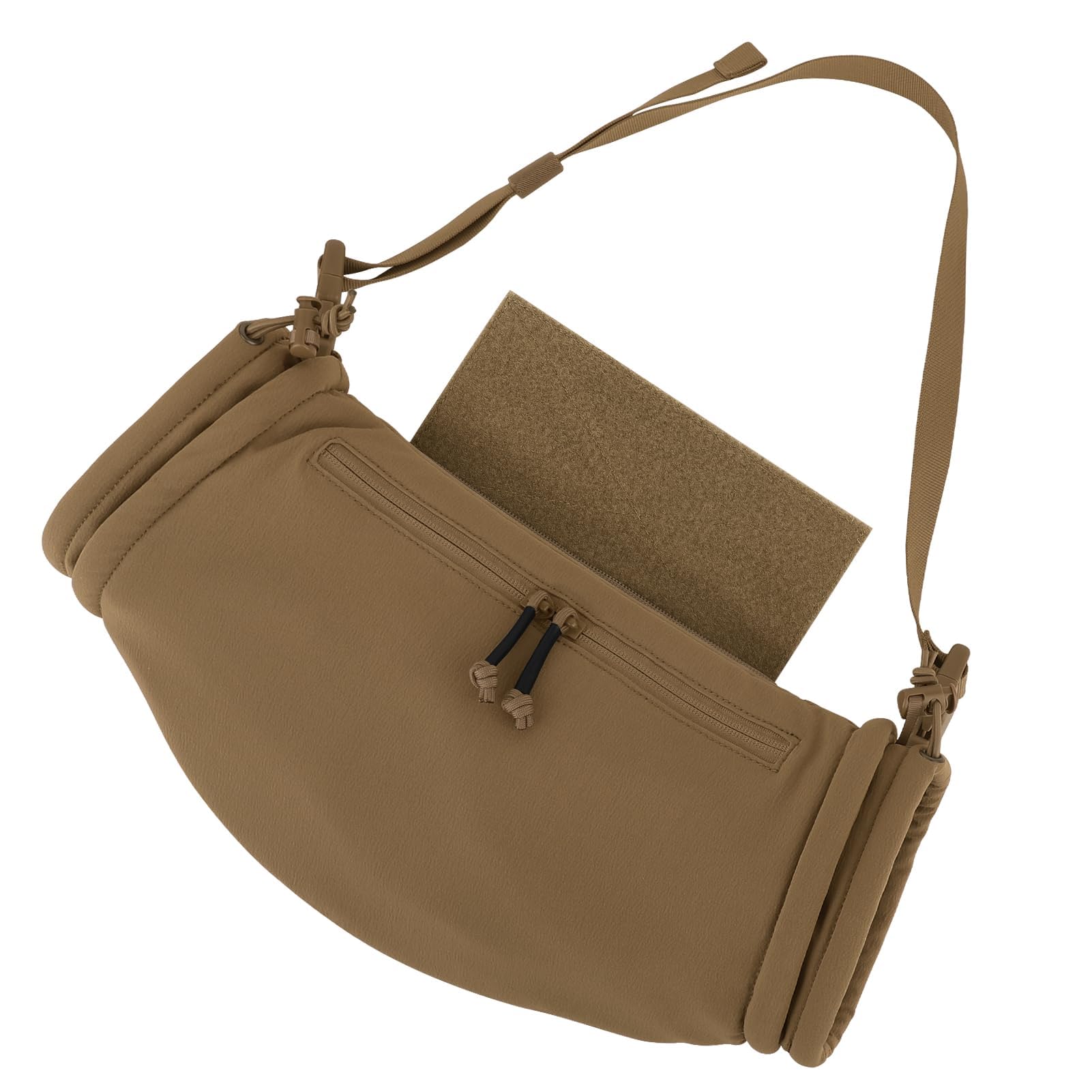PETAC GEAR Tactical Hand Warmer, Portable Drop Hanger Waist Handwarmer Pouch for Hunting Golf Camping Fishing, Hiking, Football Winter Outdoor Field Survival (Coyote Brown)
