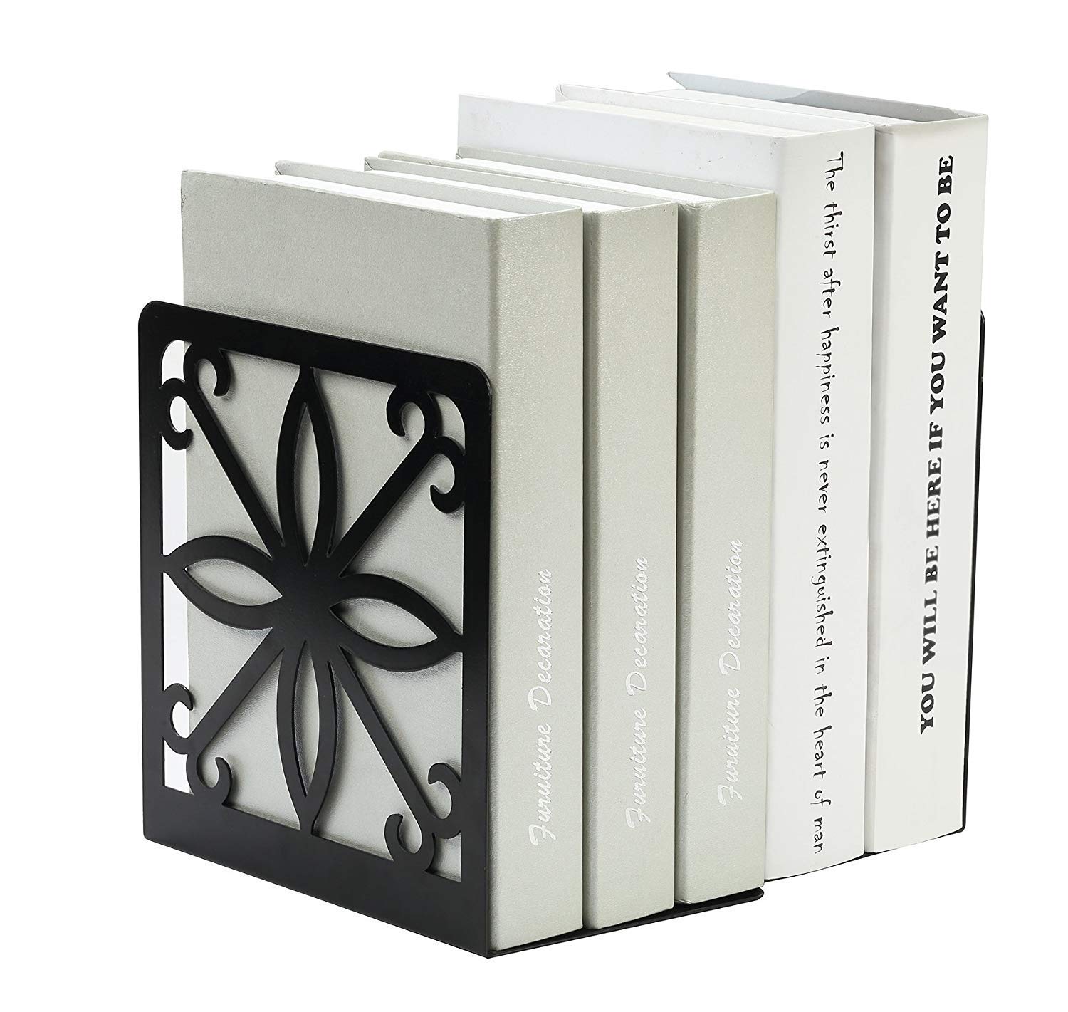 Indian Bookend／single INDIAN DECOR 4466 Classics Book Ends for Shelves in Large and Wide