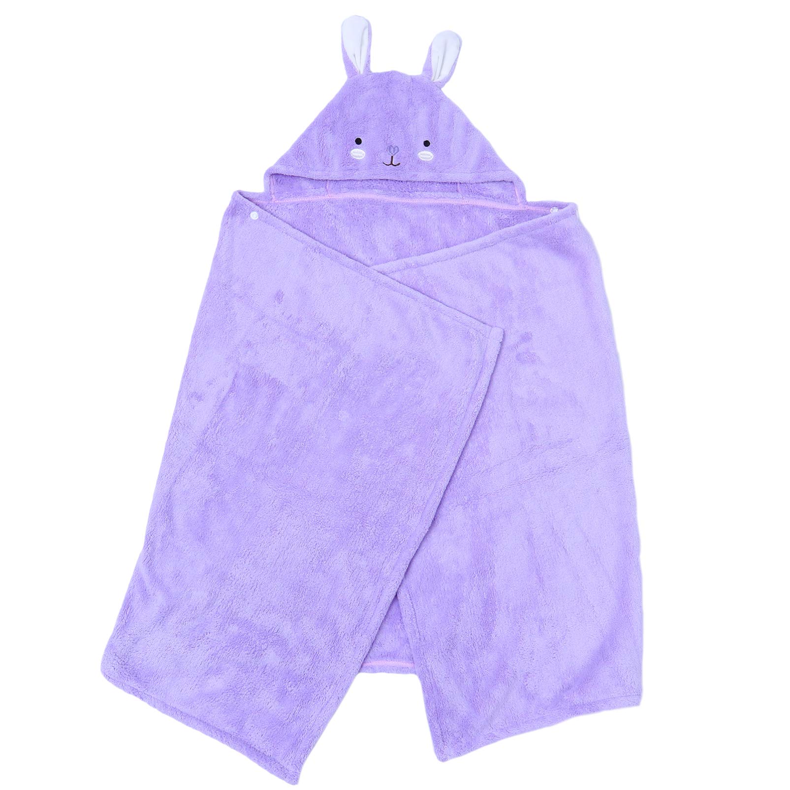 TOYANDONA Serviette de Bain à Capuche pour Garçon Fille Couverture de Bain avec Motif Dessin Animé Serviette Respirante et Douce