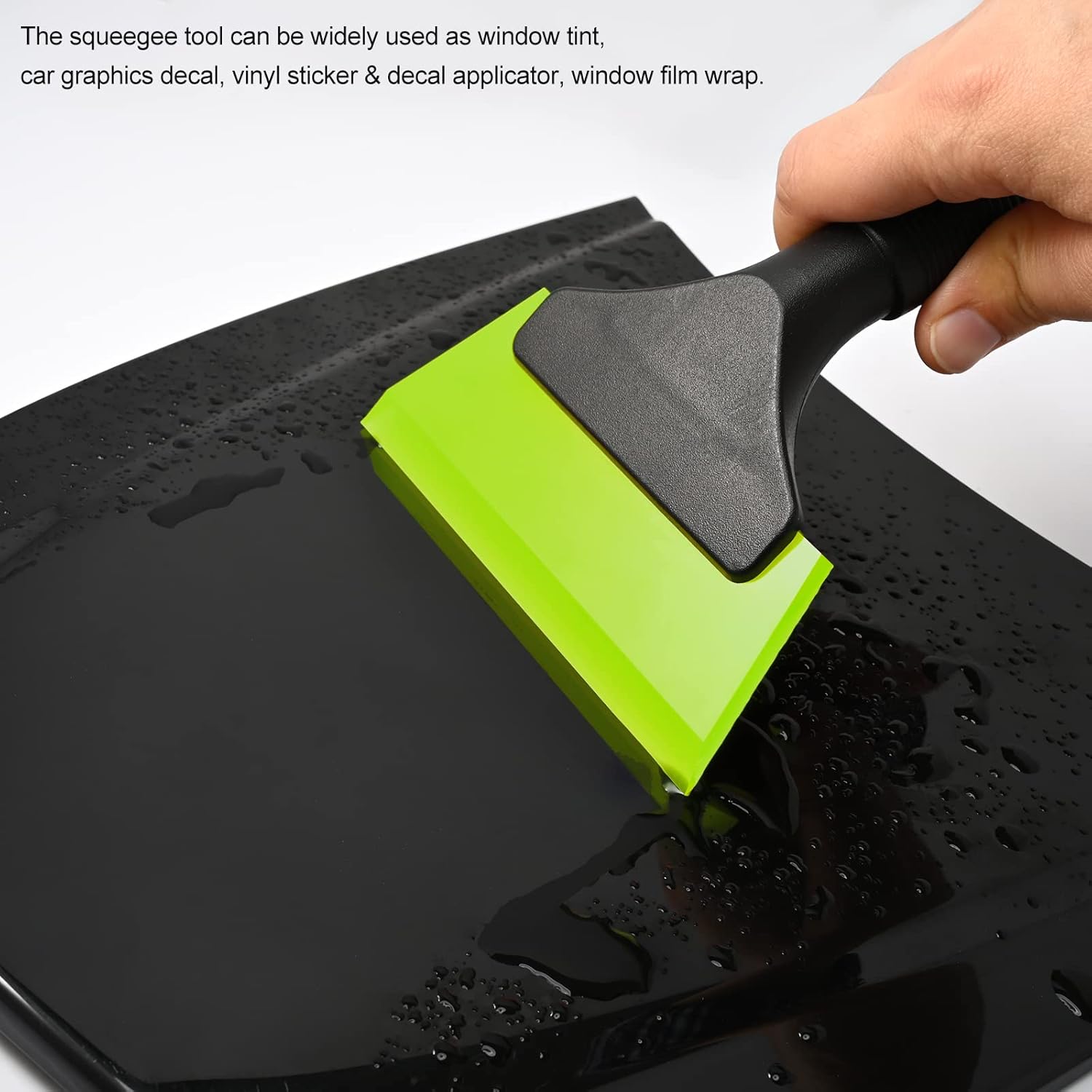 Small Squeee 5 inch Rubber Window Tint Windshield Scraper for Car,