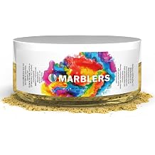 MARBLERS Yellow Mica Powder [Eggshell Yellow] 1oz 28g Cosmetic Grade Pigment, Epoxy Resin, Soap Making, Candle, Nail Art, Bath Bombs, Body Butter, DIY Crafts, Vegan, Cruelty Free