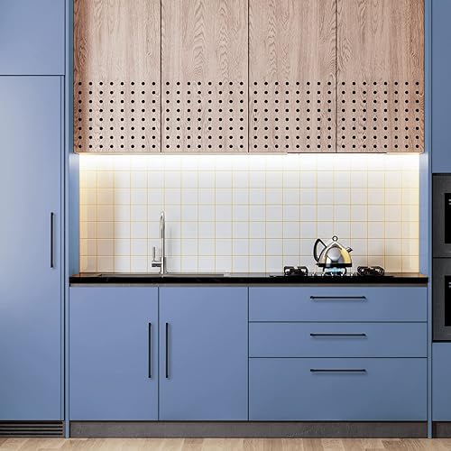 Vista 59 de Ravinte Paquete de 10 tiradores cuadrados de gabinete de 10 pulgadas, manijas negras de gabinete de cocina, accesorios de cocina negro mate